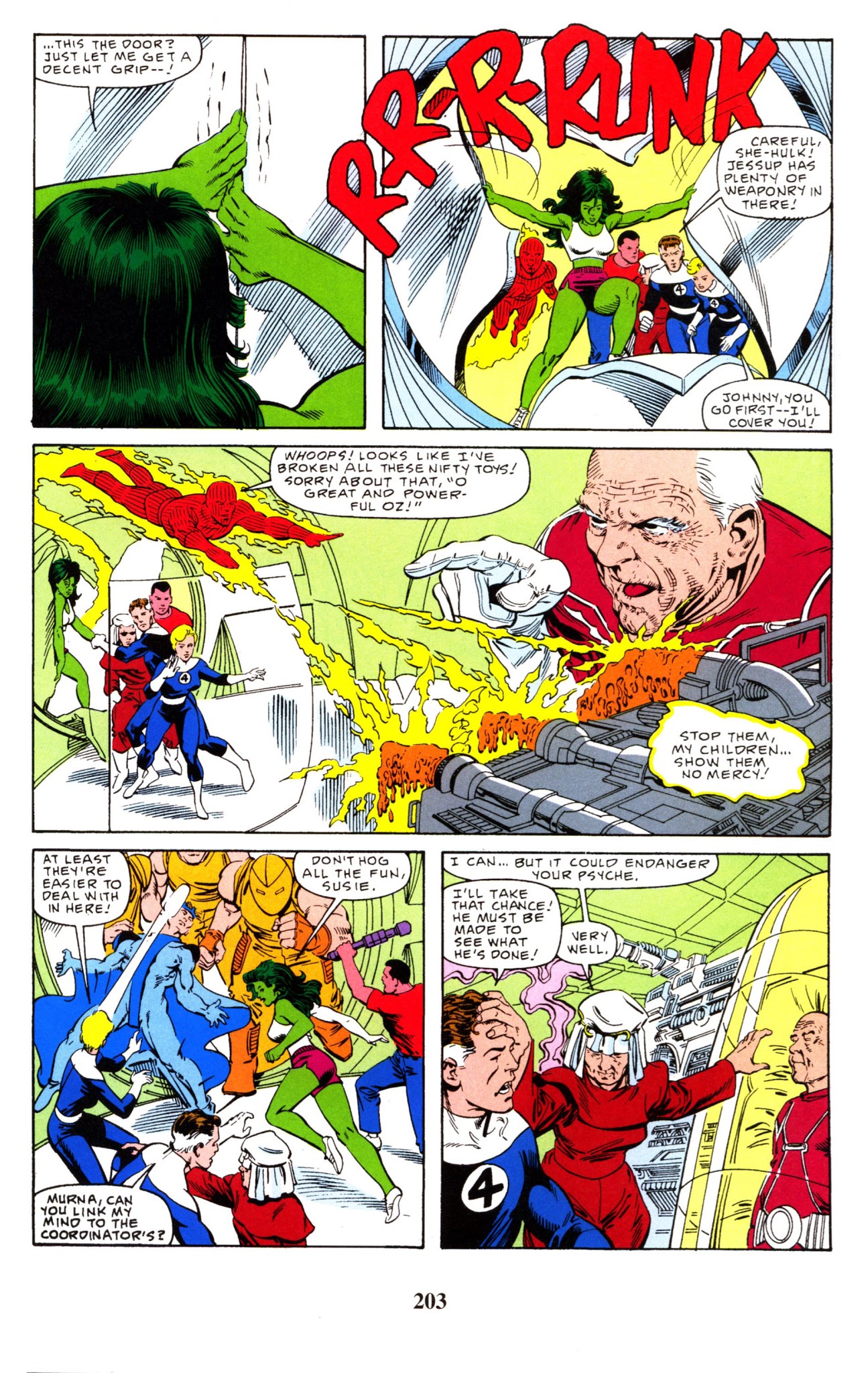Read online Fantastic Four Visionaries: John Byrne comic -  Issue # TPB 8 - 203