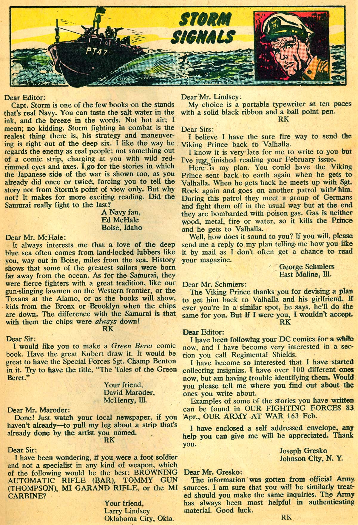 Read online Capt. Storm comic -  Issue #16 - 19