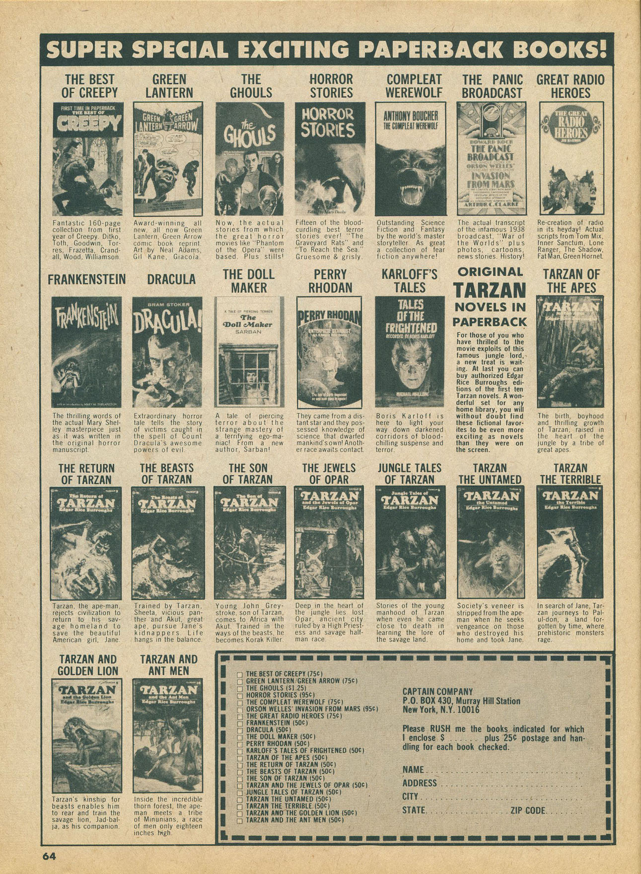 Read online Vampirella (1969) comic -  Issue #18 - 64