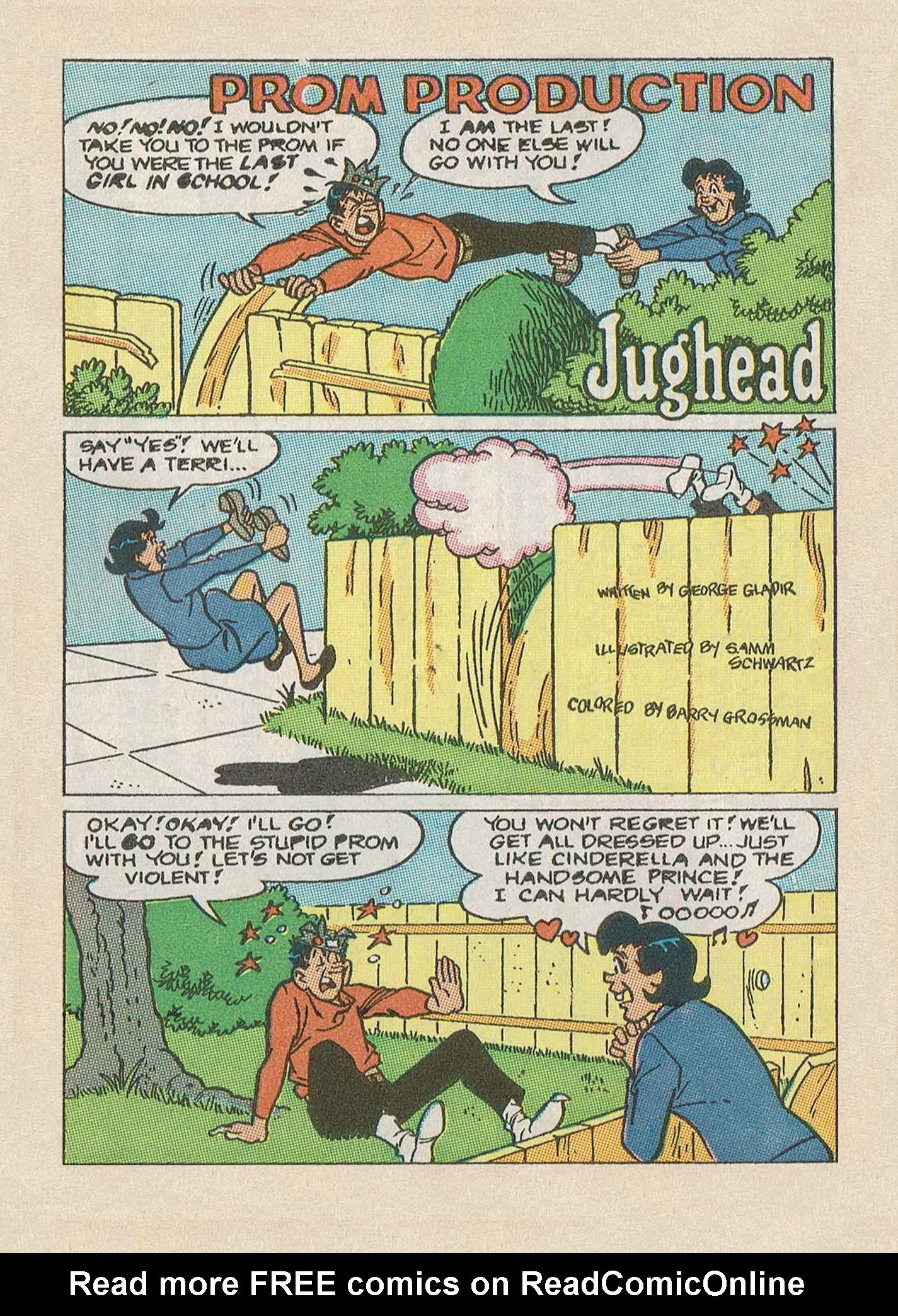 Read online Jughead Jones Comics Digest comic -  Issue #63 - 116