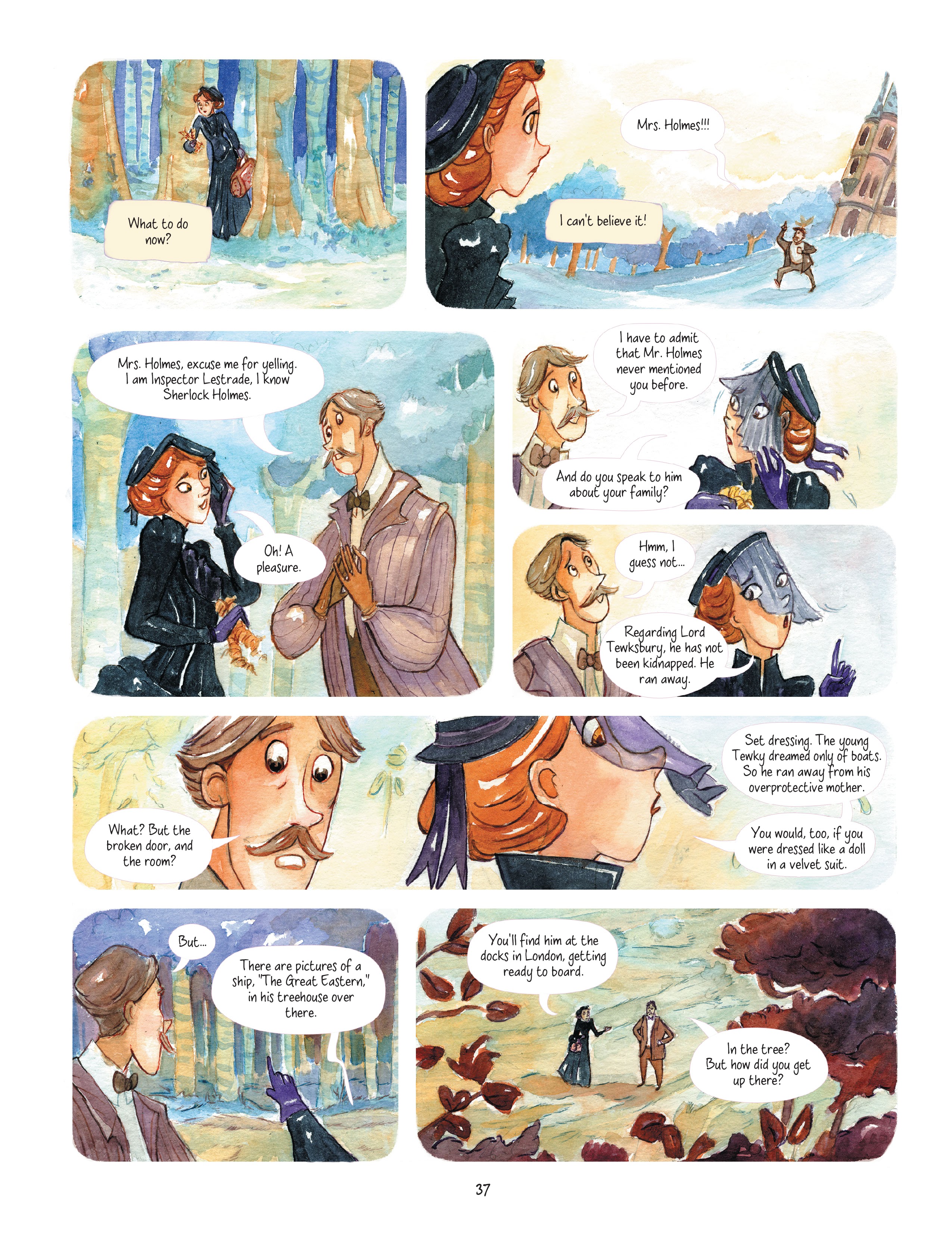 Read online An Enola Holmes Mystery comic -  Issue #1 - 39