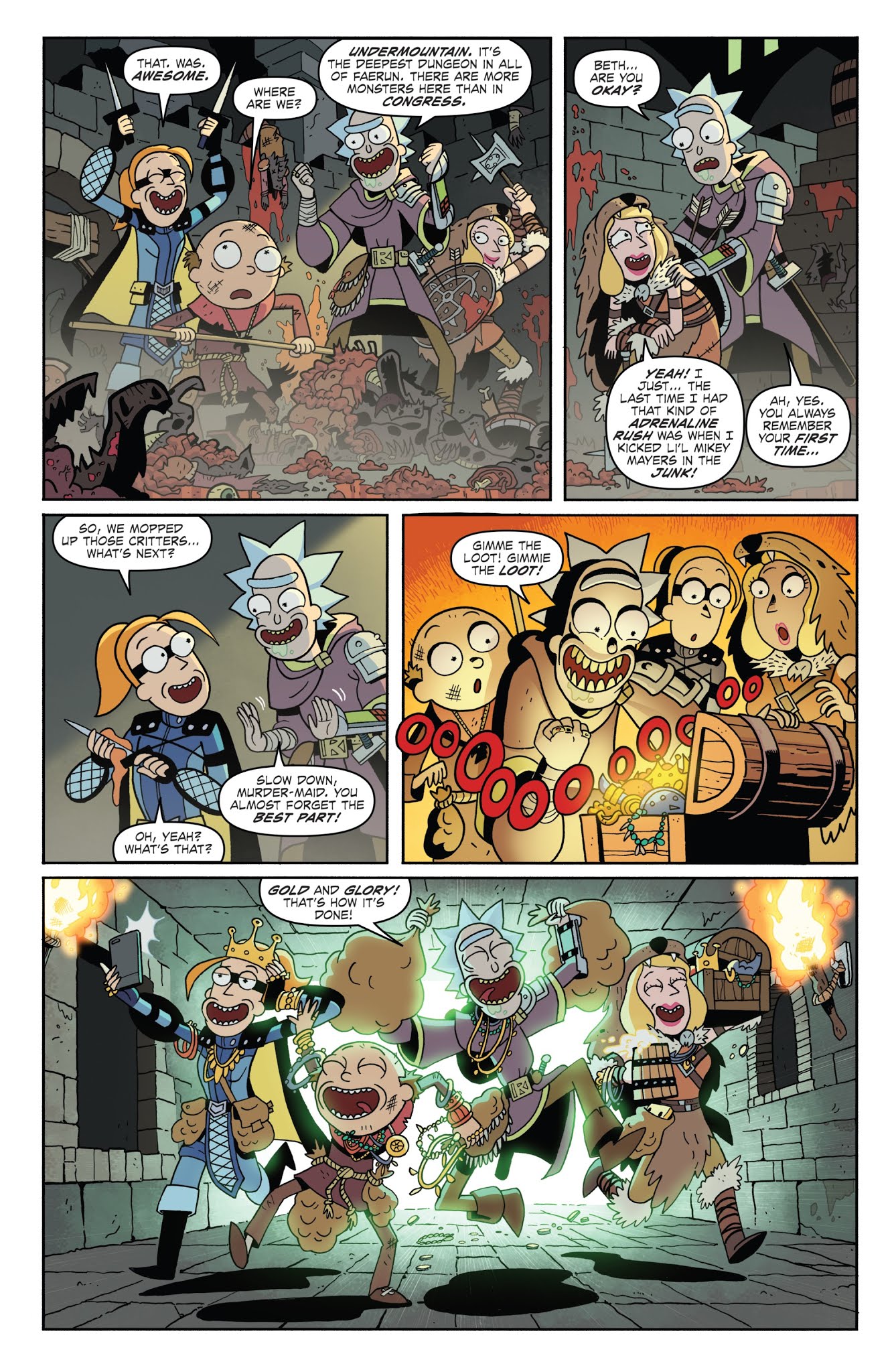 Read online Rick and Morty vs Dungeons & Dragons comic -  Issue #2 - 16