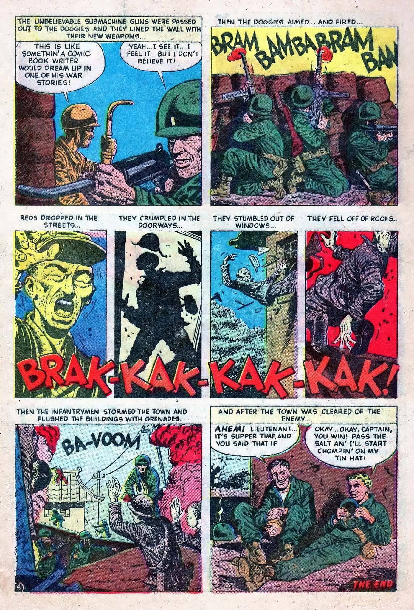 Read online Combat (1952) comic -  Issue #5 - 32