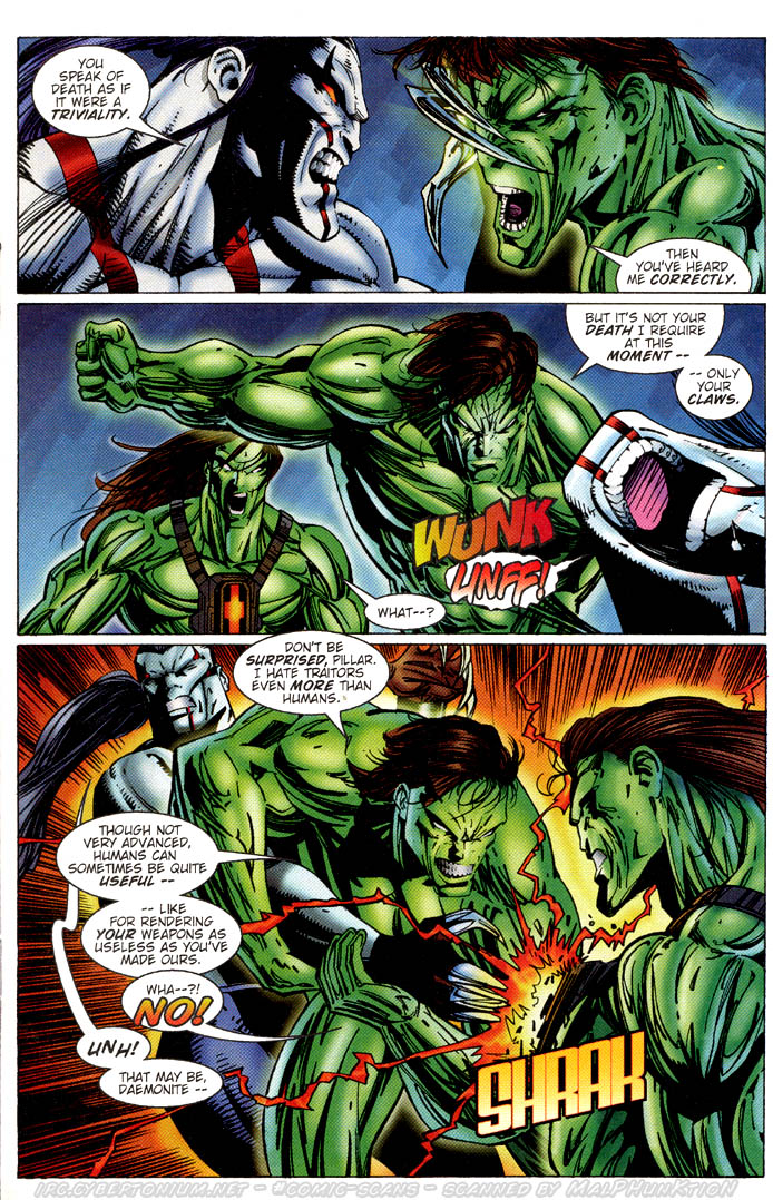 Read online Warblade: Endangered Species comic -  Issue #4 - 11