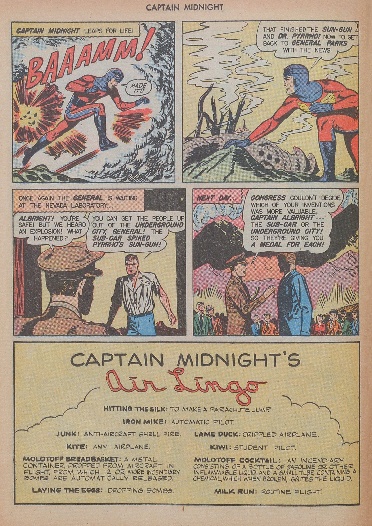 Read online Captain Midnight (1942) comic -  Issue #50 - 12