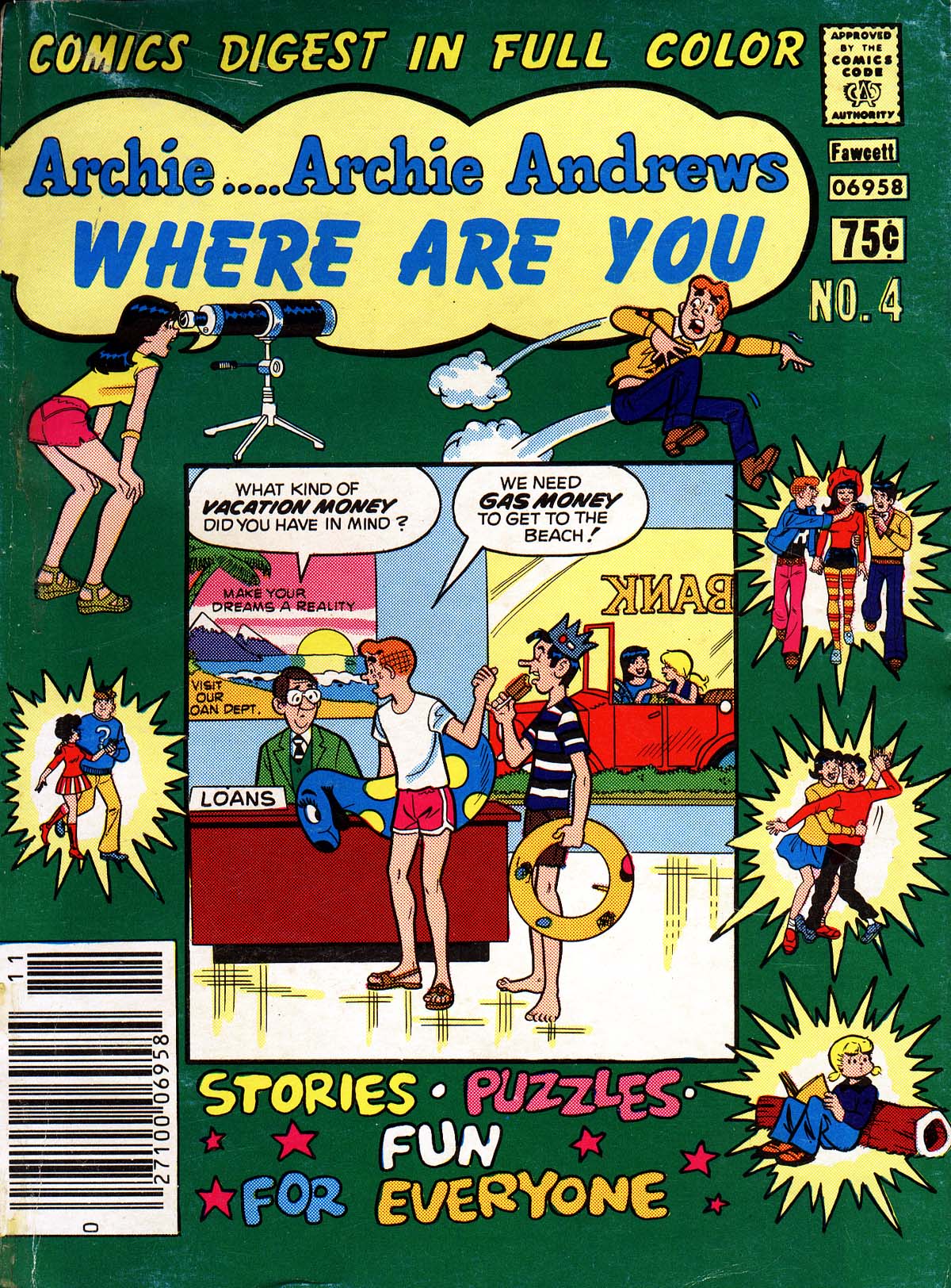 Read online Archie...Archie Andrews, Where Are You? Digest Magazine comic -  Issue #4 - 1