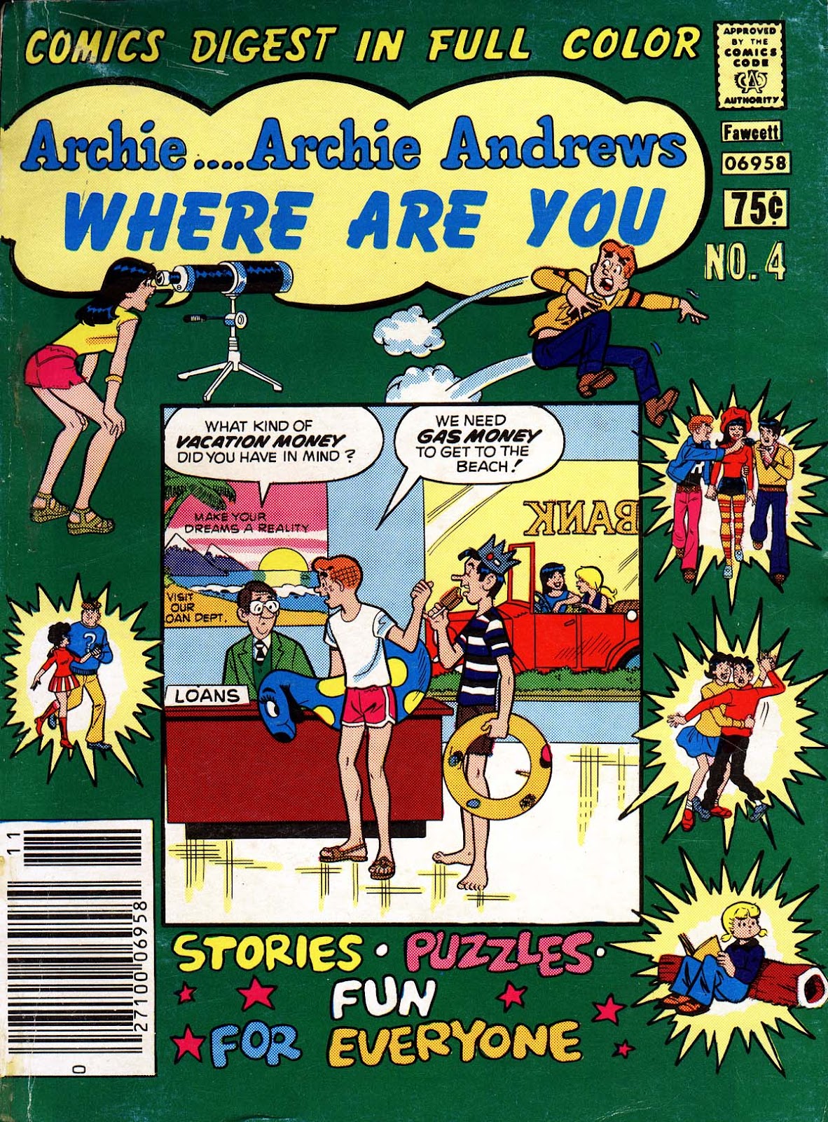 Archie...Archie Andrews, Where Are You? Digest Magazine issue 4 - Page 1