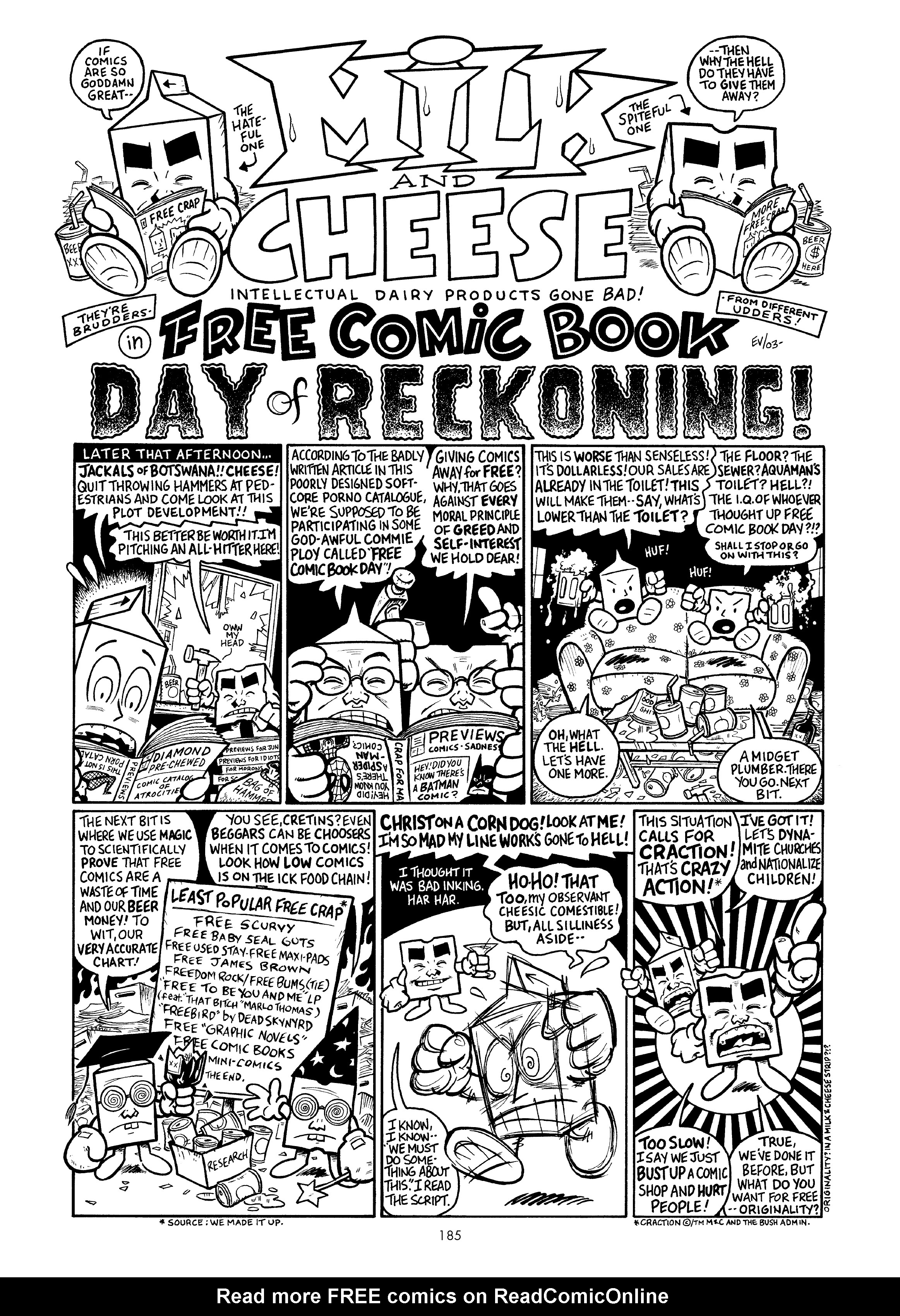 Read online Milk And Cheese: Dairy Products Gone Bad! comic -  Issue # Full - 186