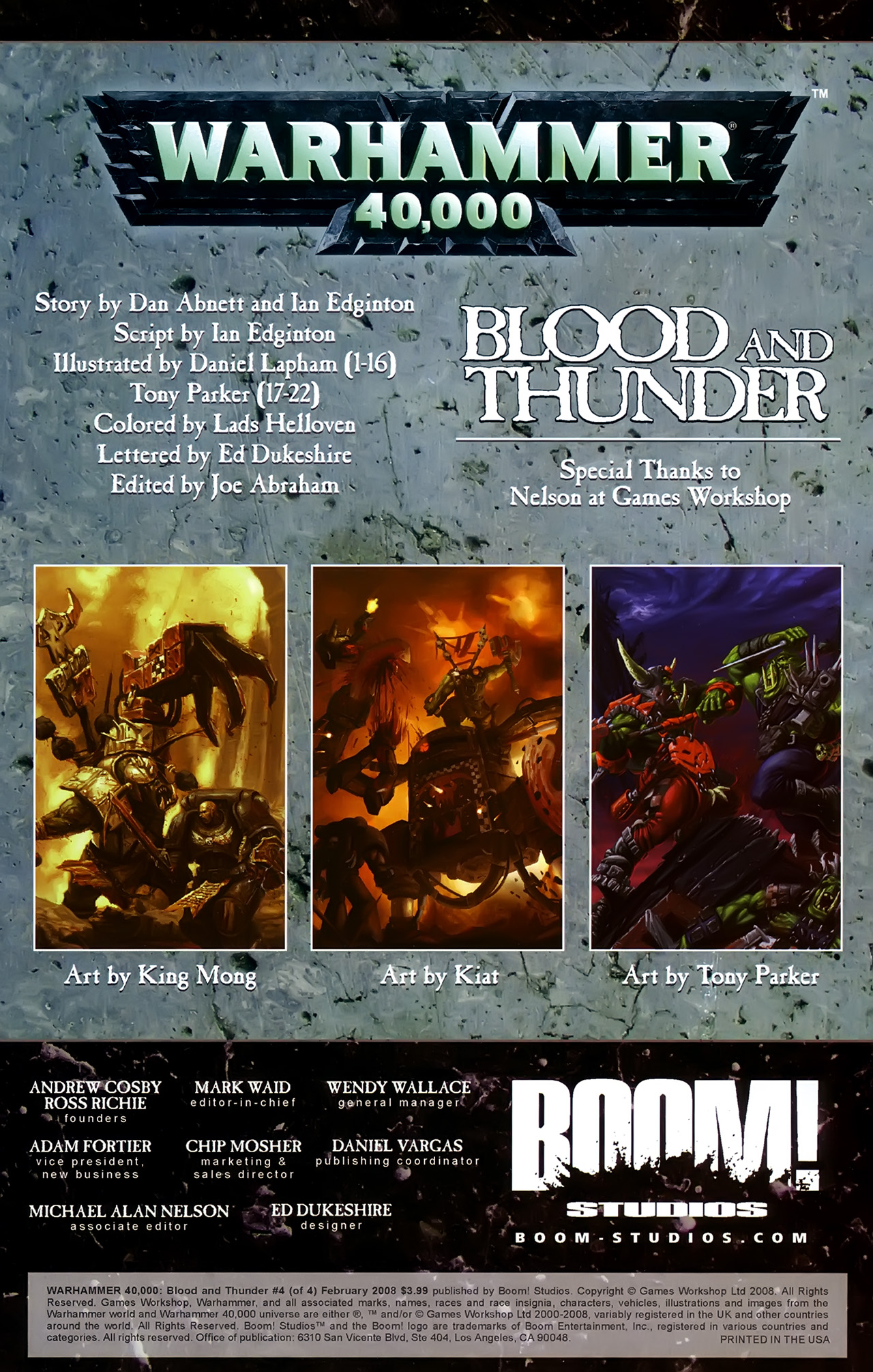 Read online Warhammer 40,000: Blood and Thunder comic -  Issue #4 - 2