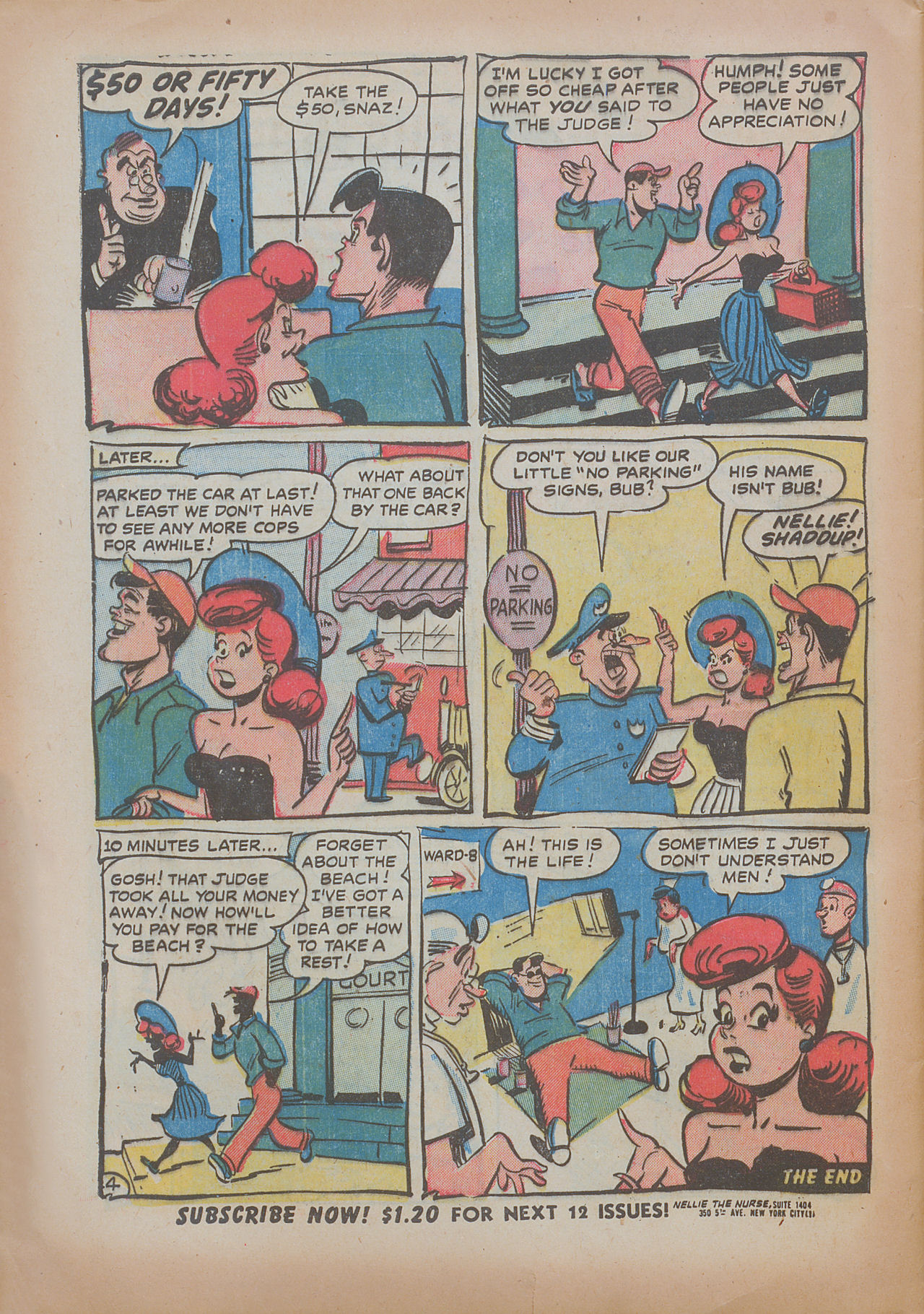 Read online Nellie The Nurse (1945) comic -  Issue #31 - 32