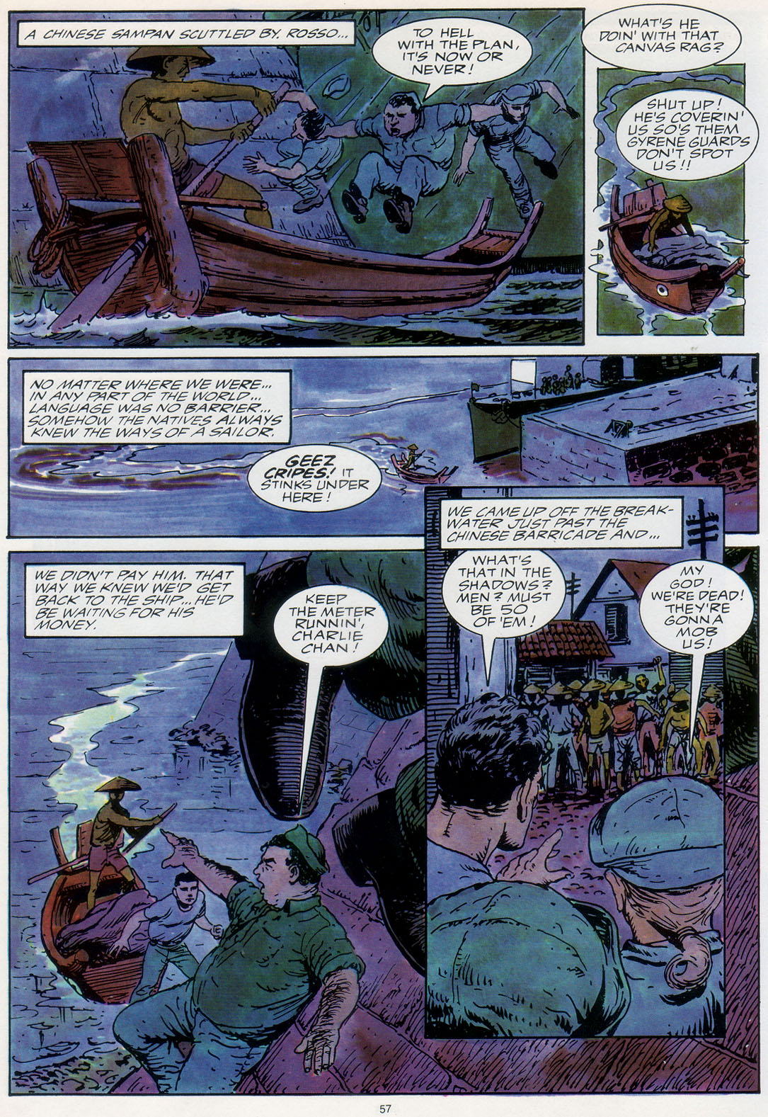 Read online Marvel Graphic Novel comic -  Issue #30 - A Sailor's Story - 62