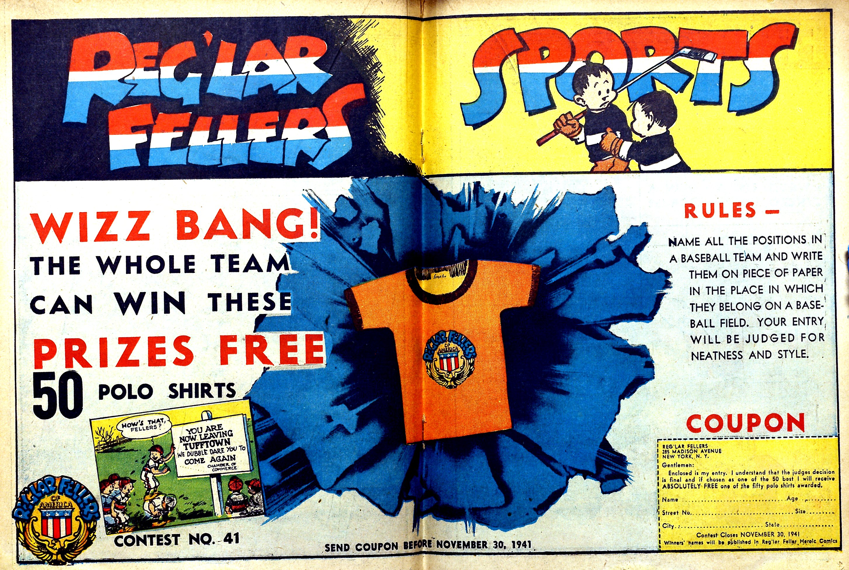 Read online Reg'lar Fellers Heroic Comics comic -  Issue #9 - 34