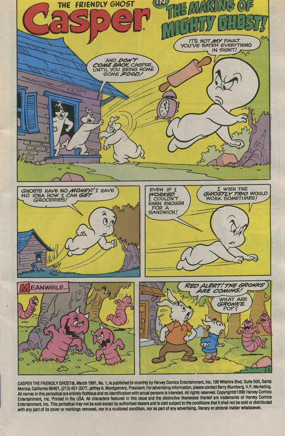 Read online Casper the Friendly Ghost (1991) comic -  Issue #1 - 3