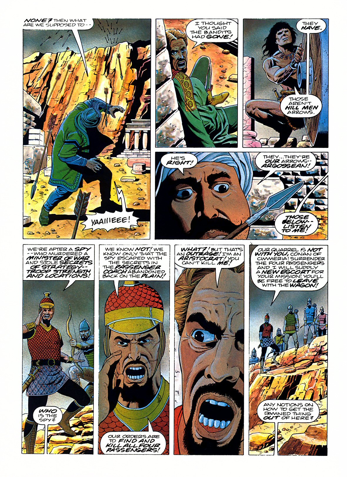 Read online Marvel Graphic Novel comic -  Issue #53 - Conan - The Skull of Set - 34