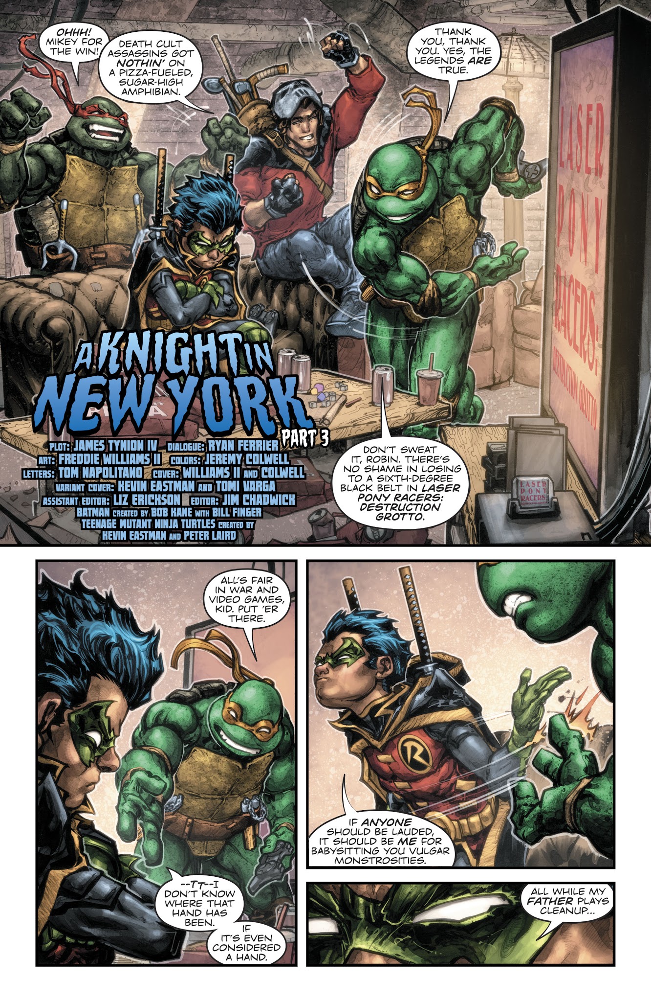 Read online Batman/Teenage Mutant Ninja Turtles II comic -  Issue #3 - 5