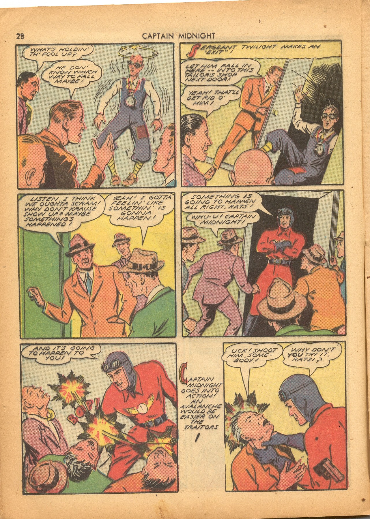 Read online Captain Midnight (1942) comic -  Issue #4 - 29