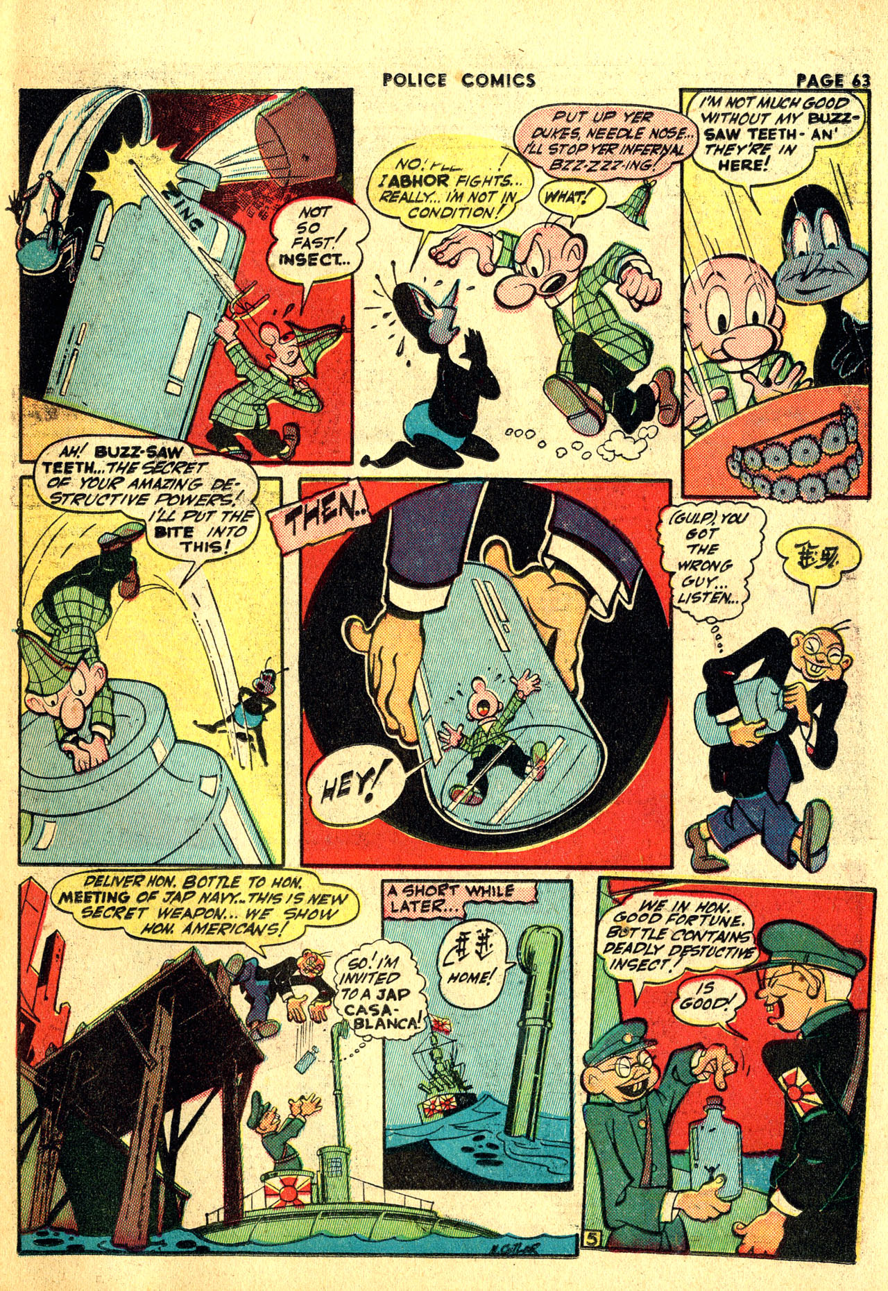 Read online Police Comics comic -  Issue #22 - 65
