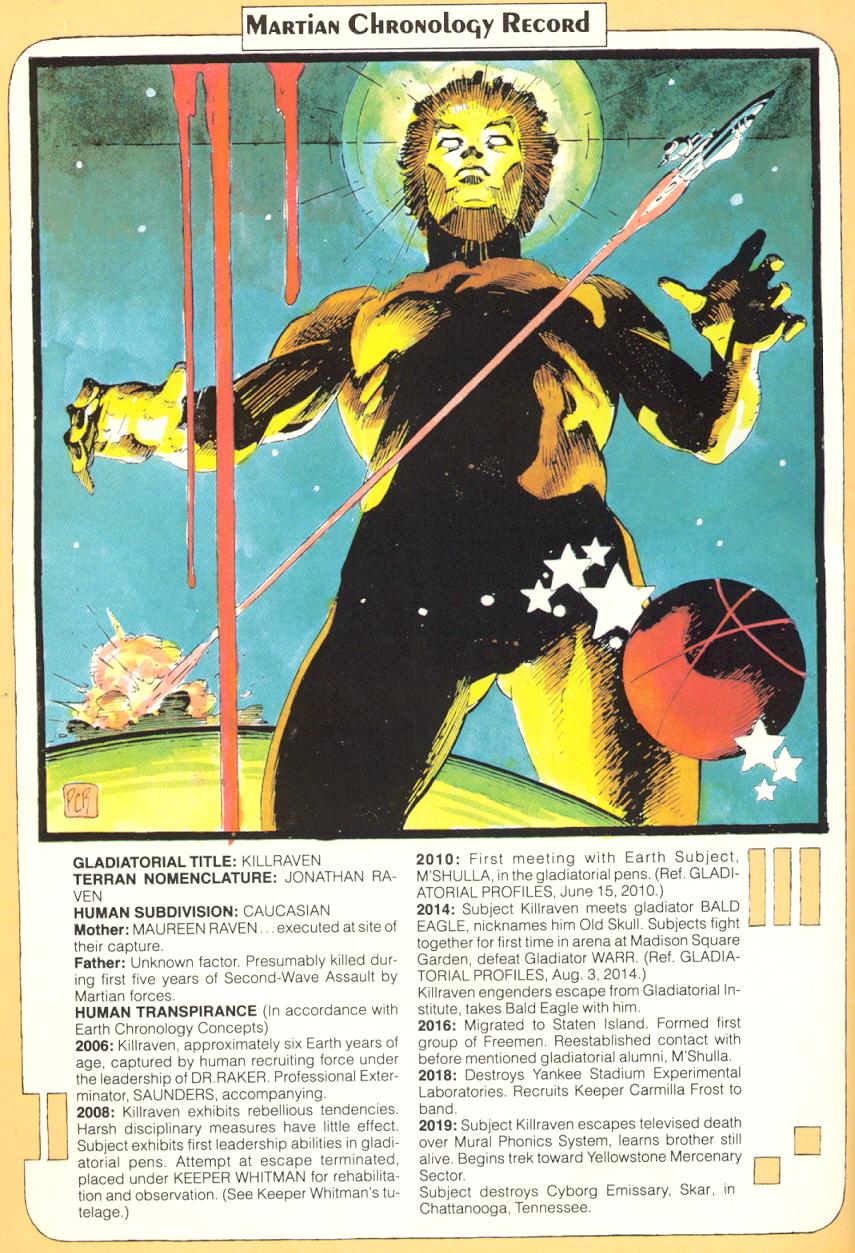 Read online Marvel Graphic Novel comic -  Issue #7 - Killraven - Warrior of the Worlds - 4