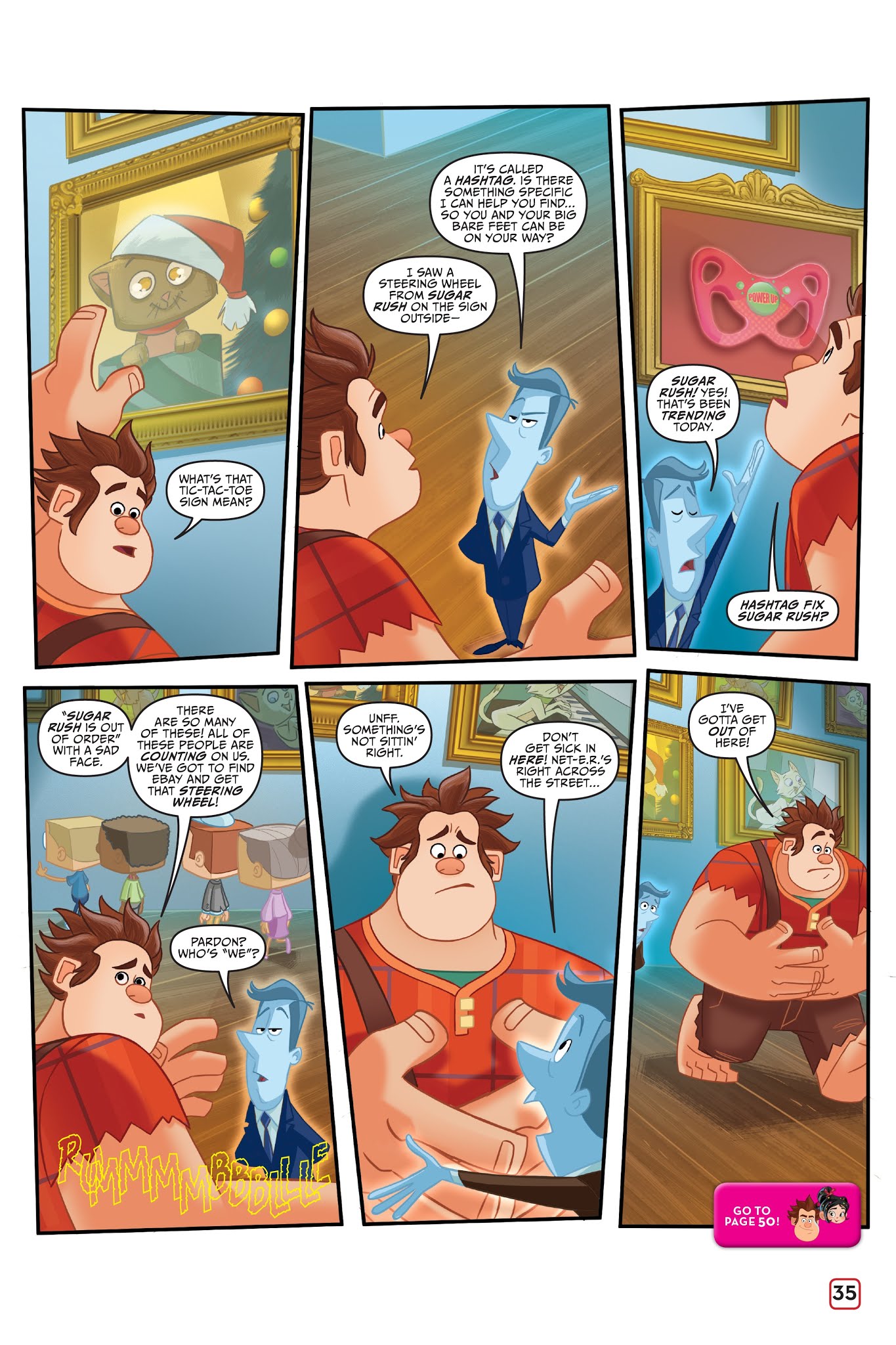 Read online Disney Ralph Breaks the Internet: Click Start- Select-Your-Story Adventure comic -  Issue # Full - 34