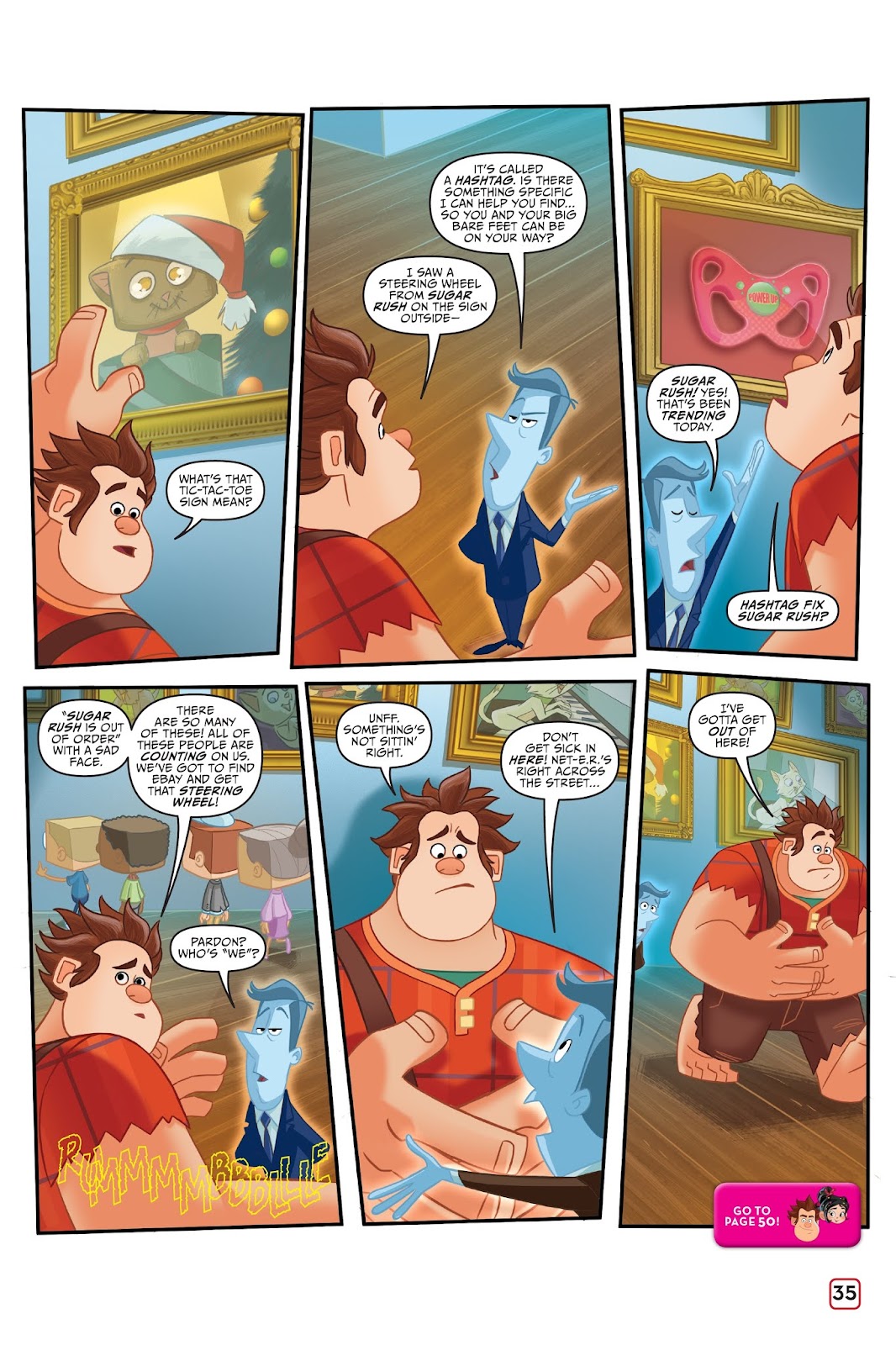 Disney Ralph Breaks the Internet: Click Start- Select-Your-Story Adventure issue Full - Page 34