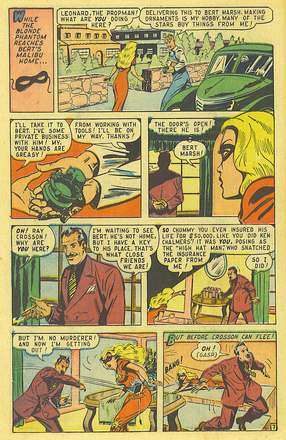 Read online Blonde Phantom Comics comic -  Issue #13 - 18