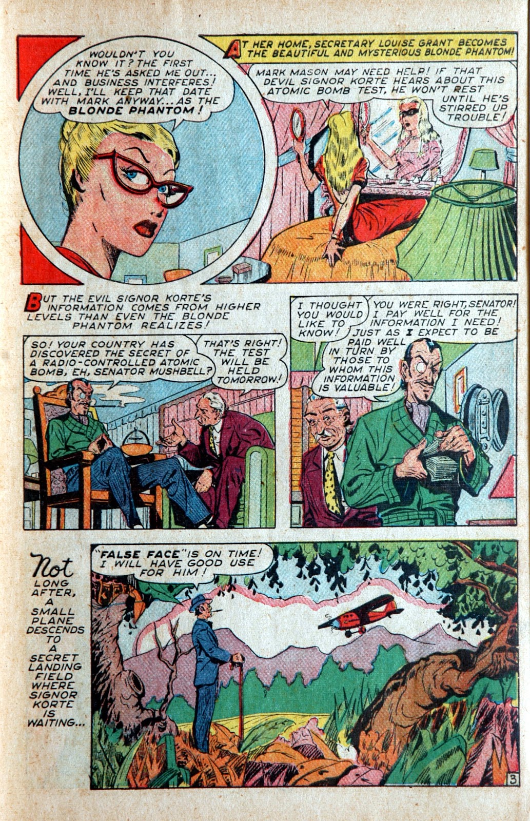 Blonde Phantom Comics issue 12 - Page 5