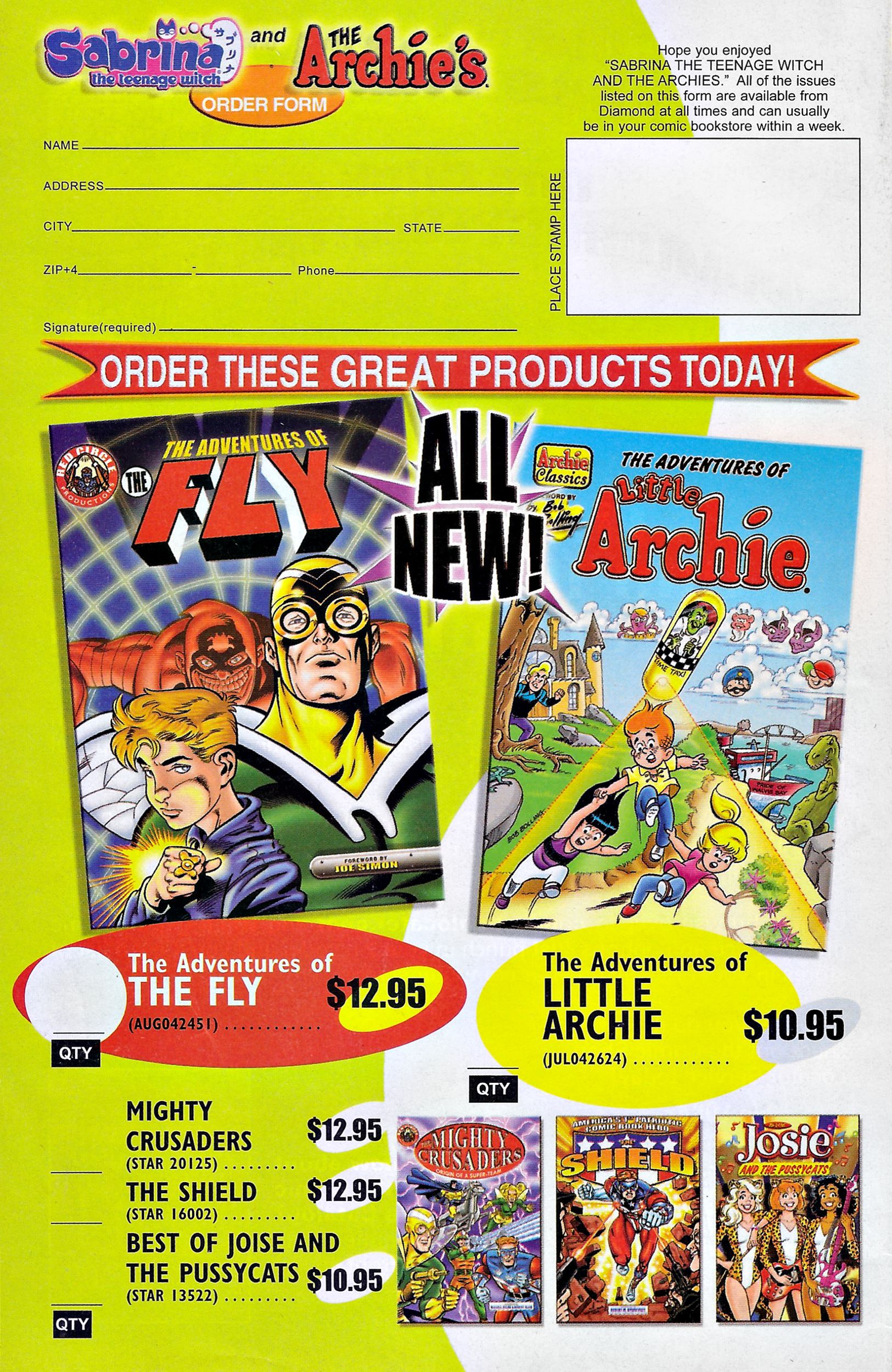 Read online Sabrina the Teenage Witch and the Archies comic -  Issue # Full - 14
