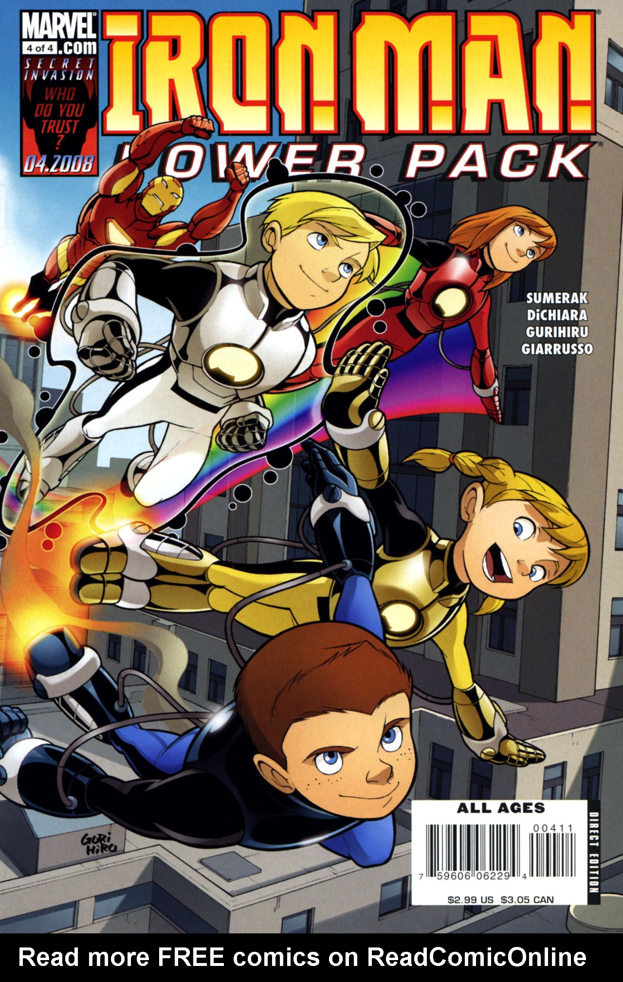 Read online Iron Man and Power Pack comic -  Issue #4 - 1