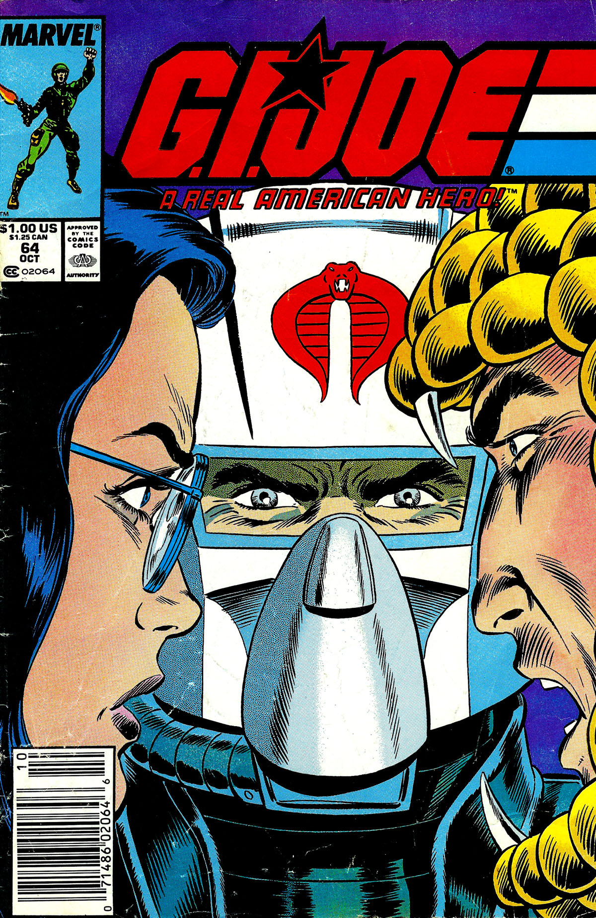 Read online G.I. Joe: A Real American Hero comic -  Issue #64 - 1