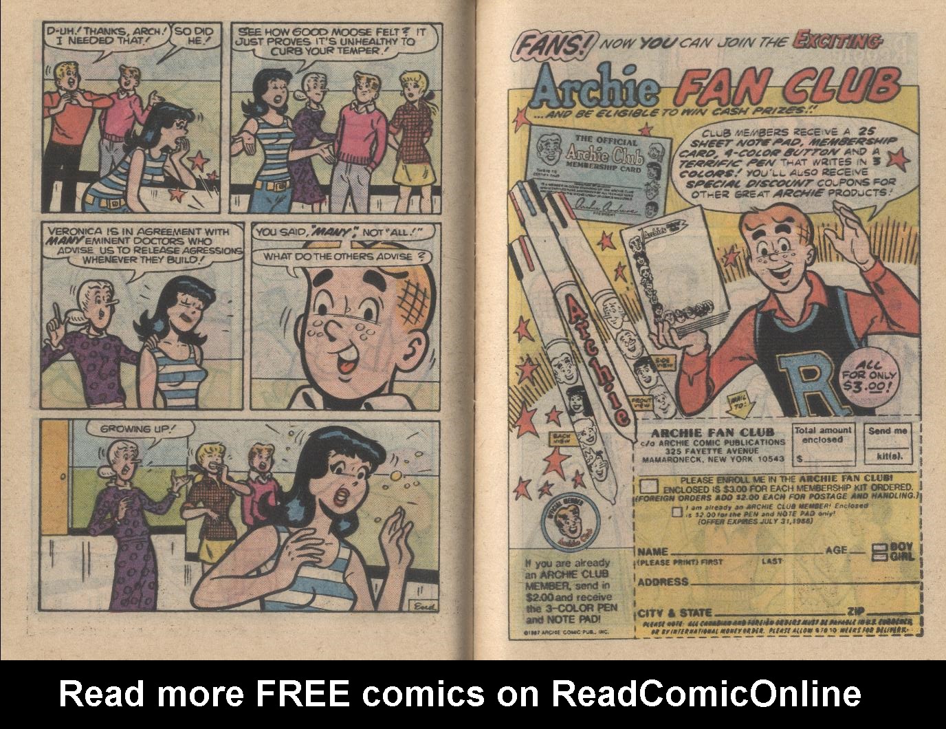 Read online Archie...Archie Andrews, Where Are You? Digest Magazine comic -  Issue #56 - 53