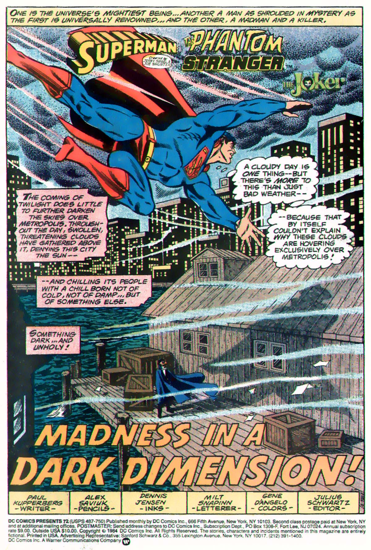 Read online DC Comics Presents comic -  Issue #72 - 2