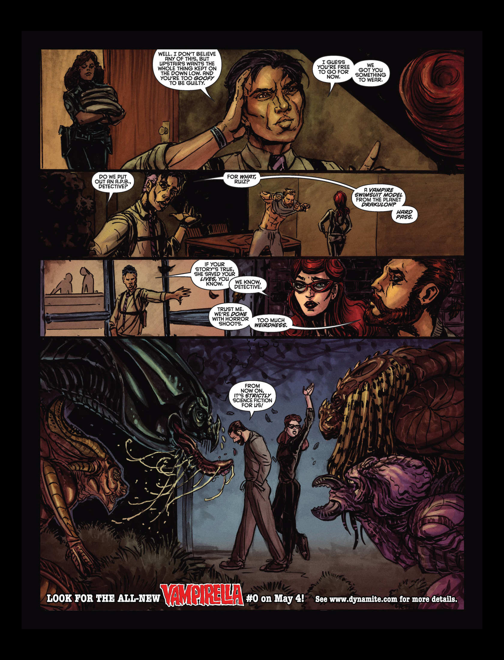 Read online Vampirella in Make Up to Break Up comic -  Issue # Full - 6