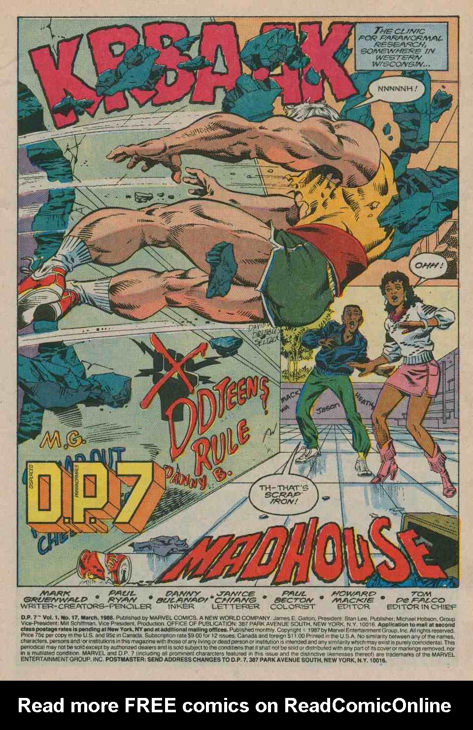 Read online D.P.7 comic -  Issue #17 - 2