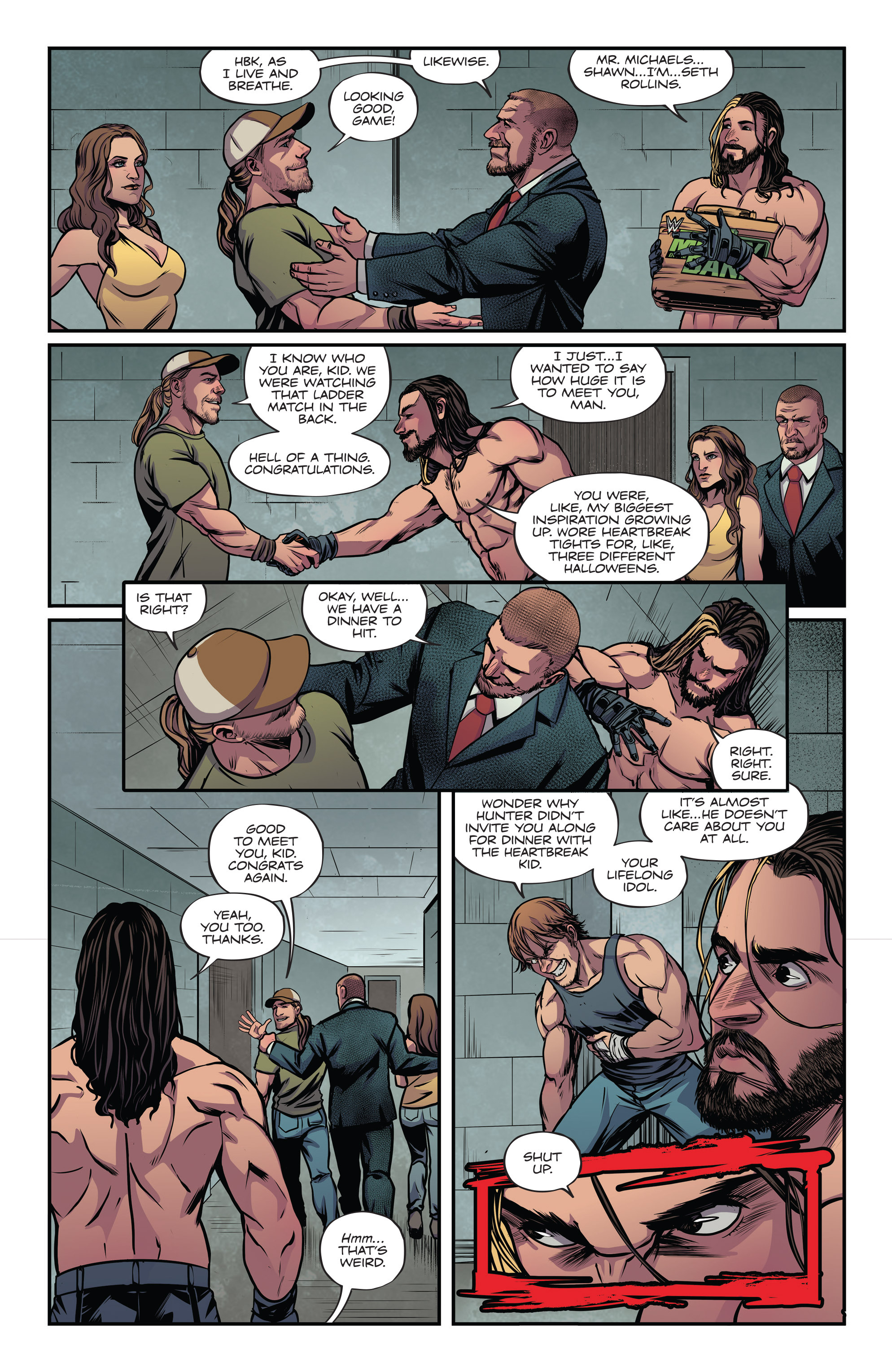 Read online WWE comic -  Issue #1 - 9