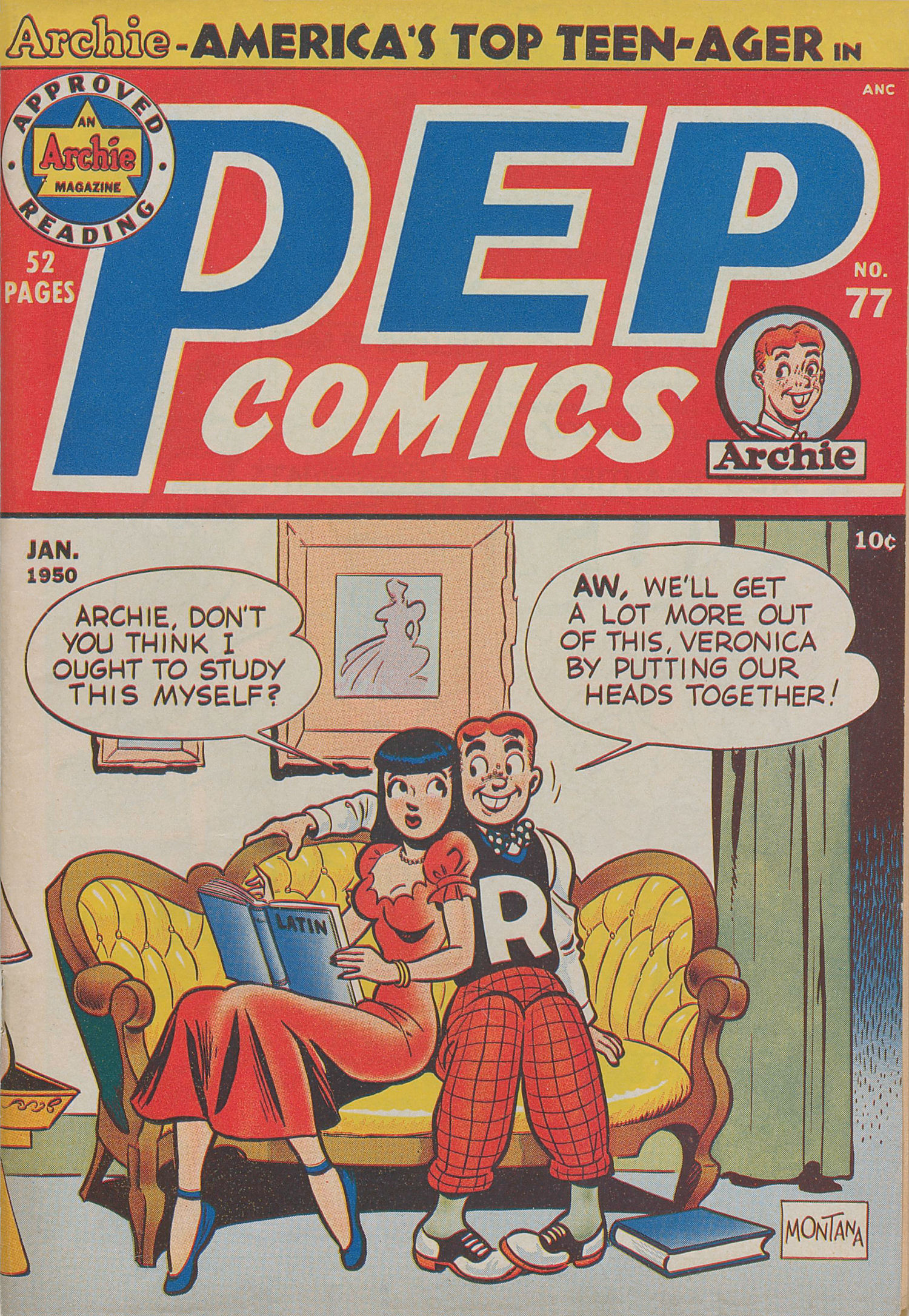 Read online Pep Comics comic -  Issue #77 - 1