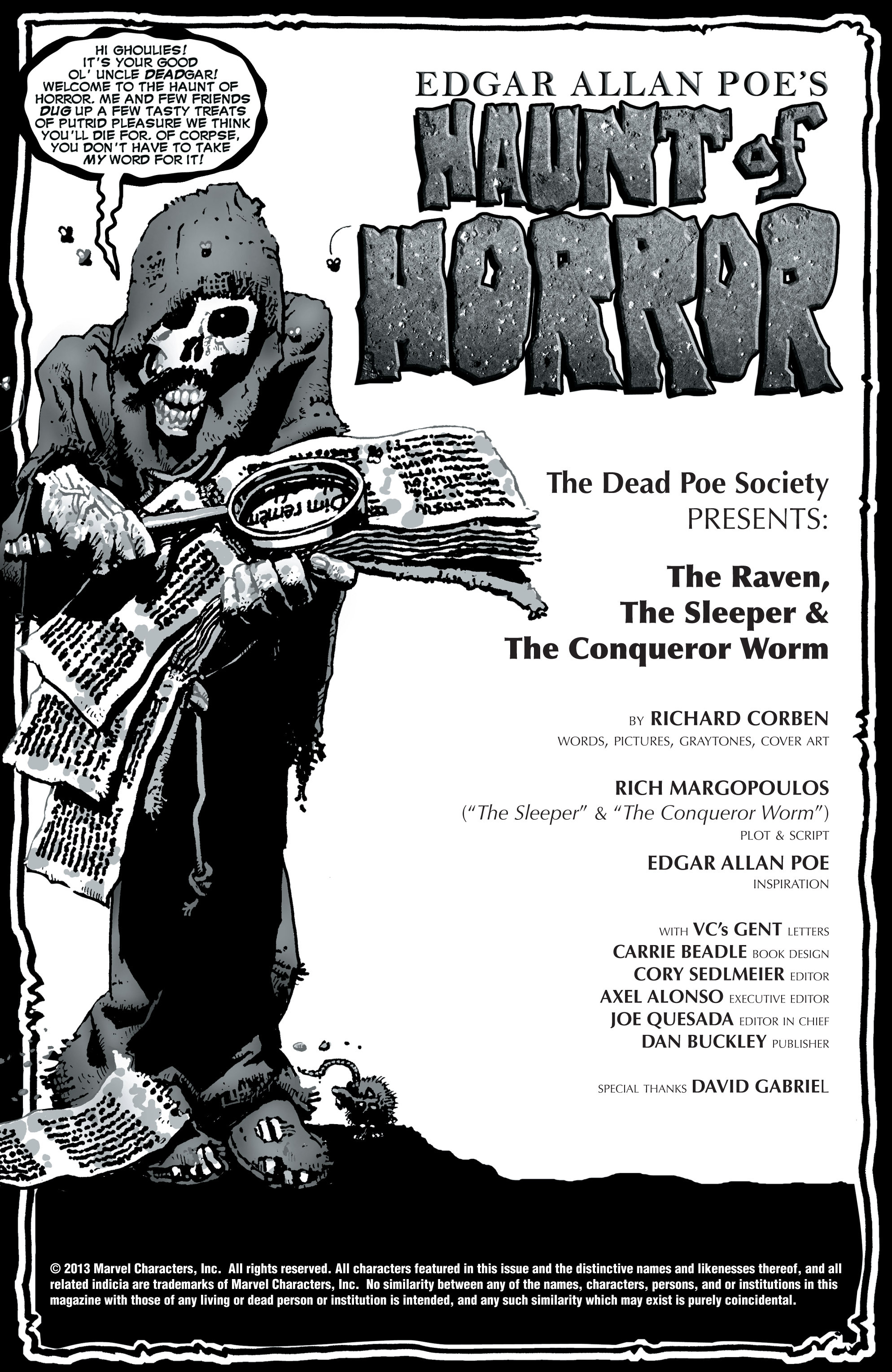 Read online Haunt of Horror: Edgar Allan Poe comic -  Issue #1 - 2