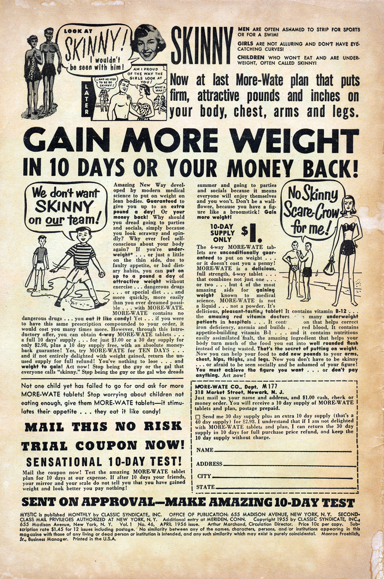 Read online Mystic (1951) comic -  Issue #46 - 2