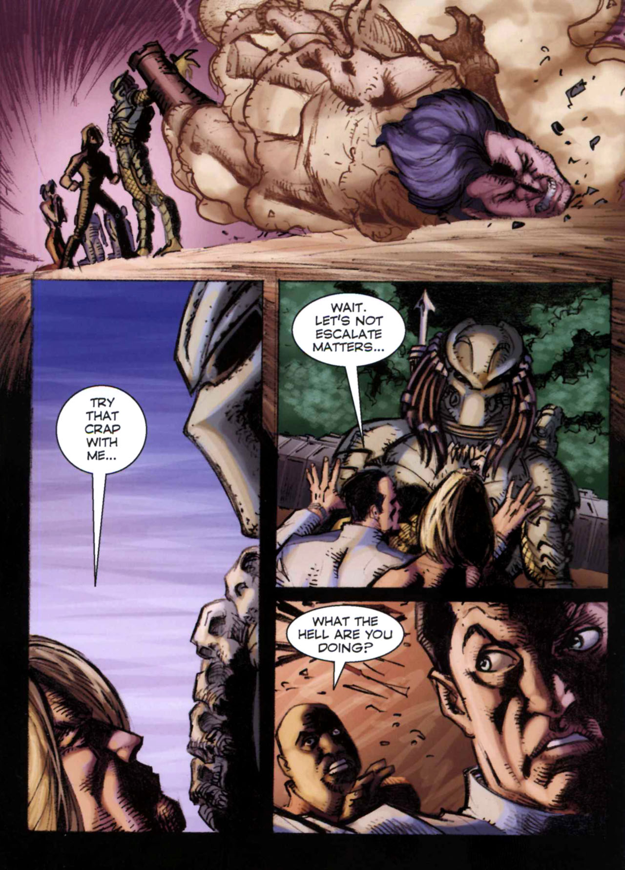 Read online Alien Vs. Predator: Civilized Beasts comic -  Issue # TPB - 45