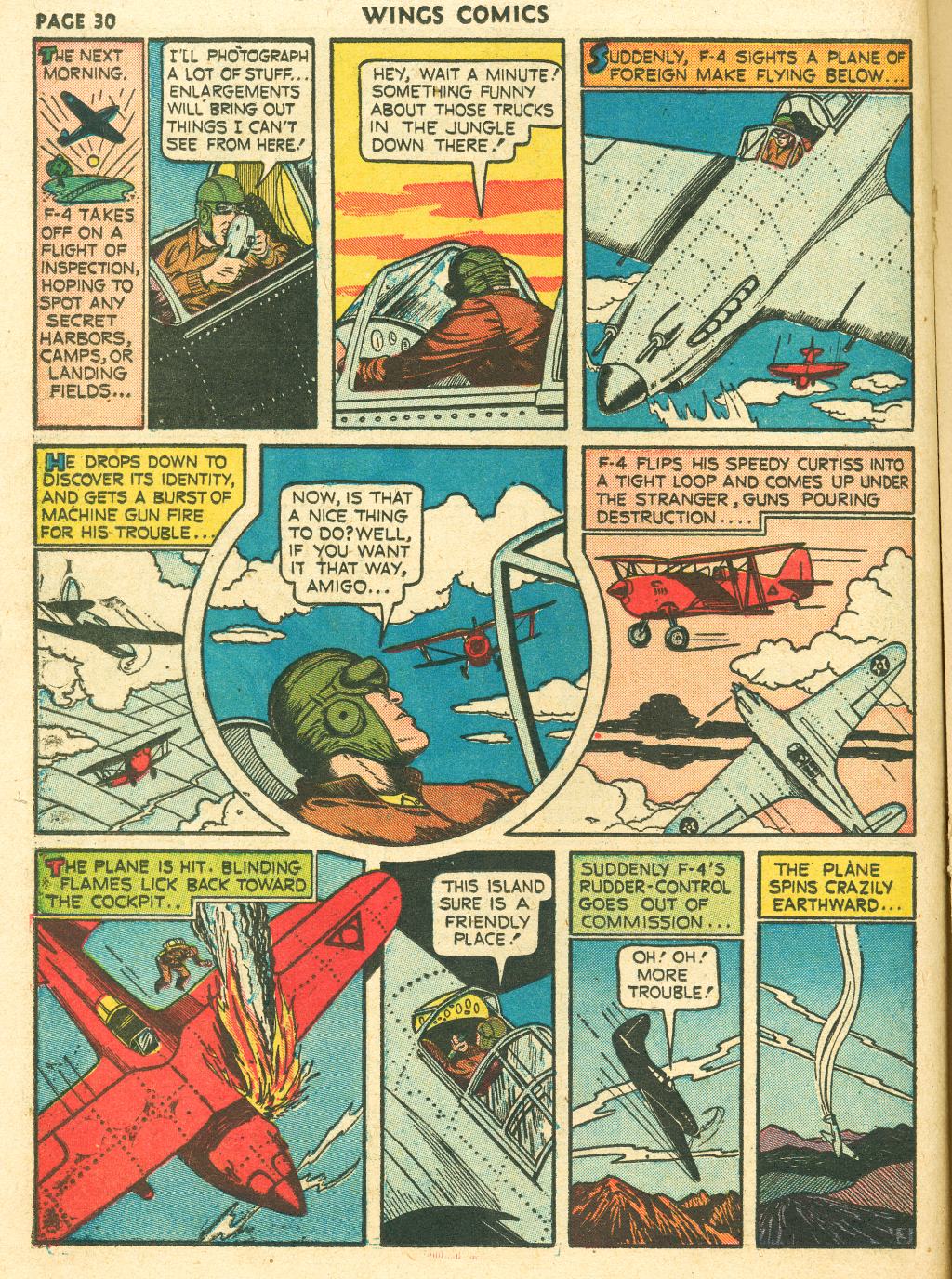 Read online Wings Comics comic -  Issue #10 - 32