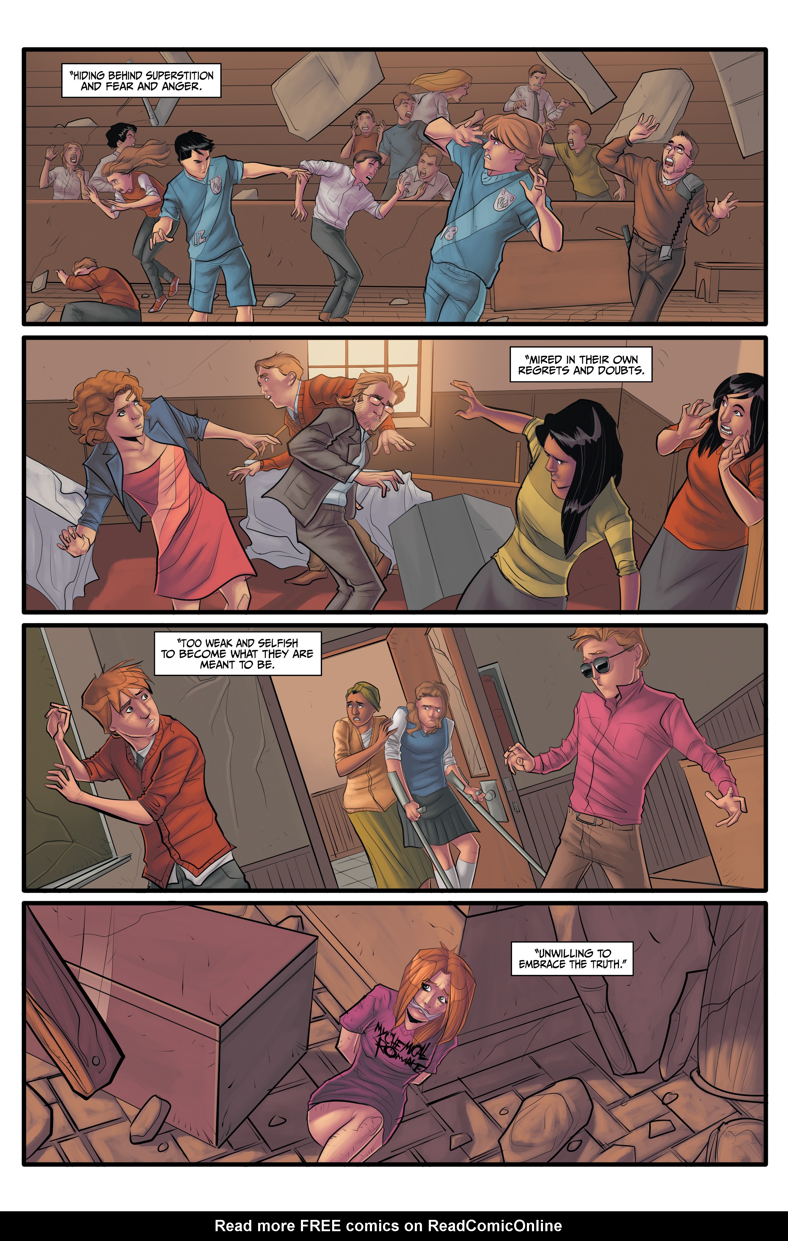 Read online Morning Glories comic -  Issue #50 - 6