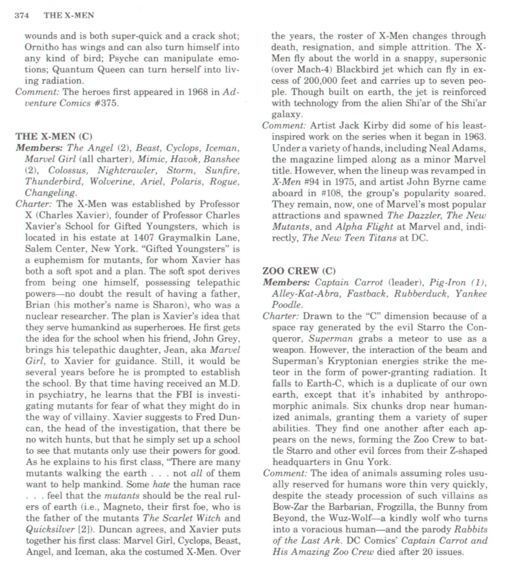 Read online The Encyclopedia of Superheroes comic -  Issue # TPB (Part 5) - 17