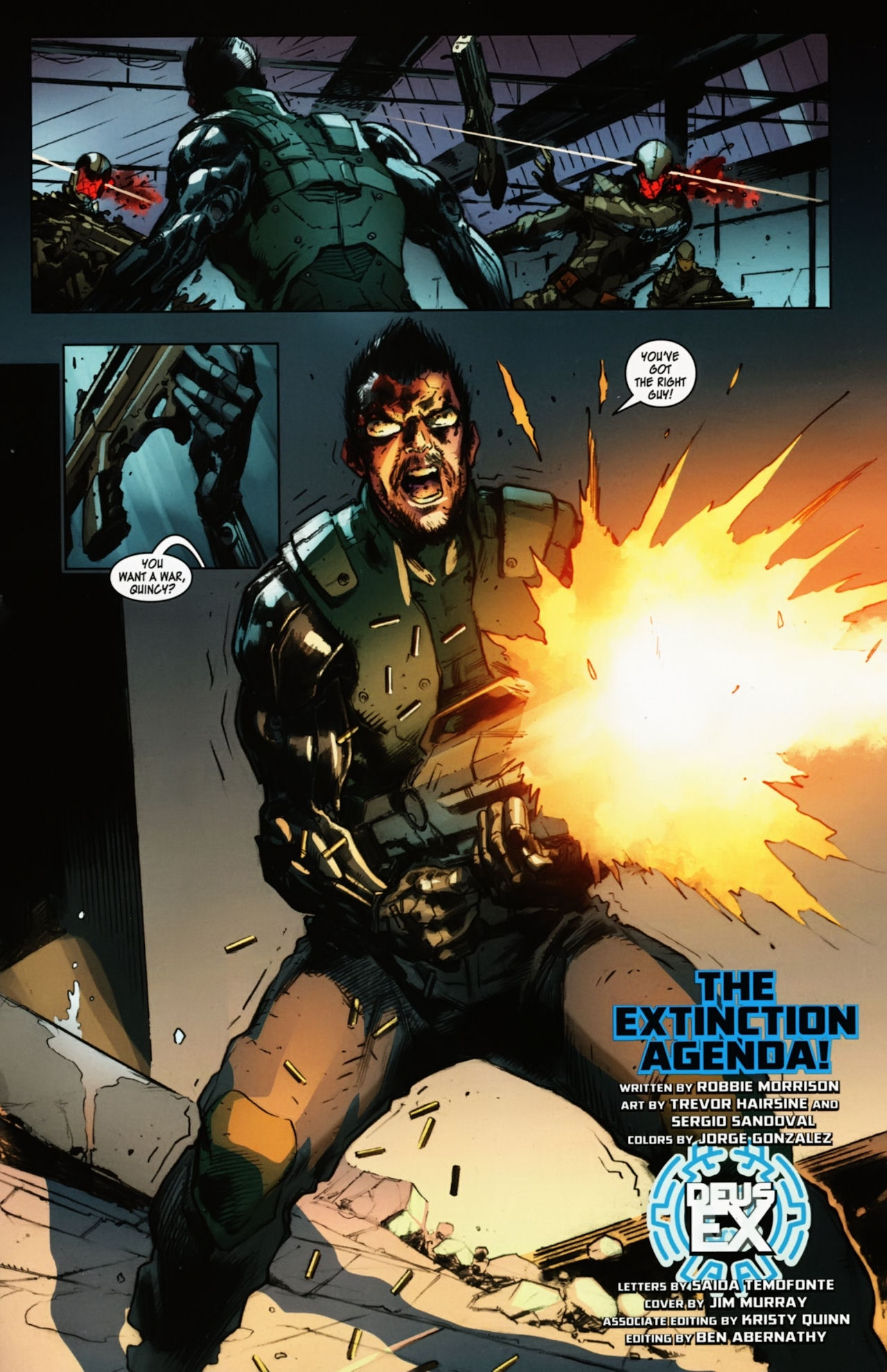 Read online Deus Ex comic -  Issue #5 - 7