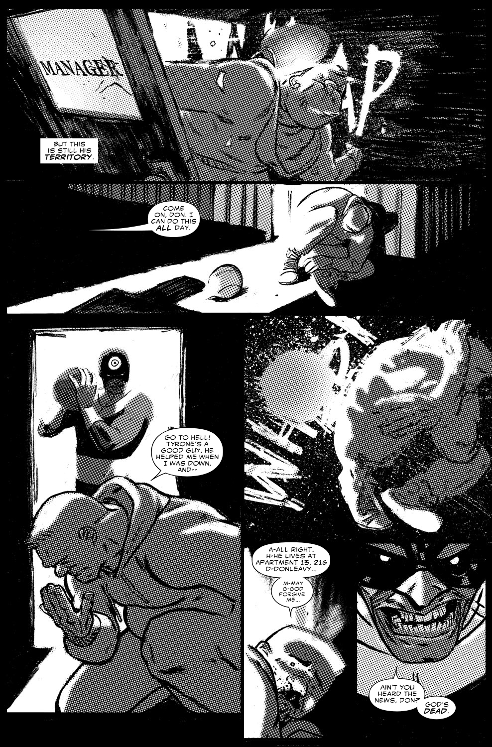 Read online Daredevil Black & White comic -  Issue # Full - 10