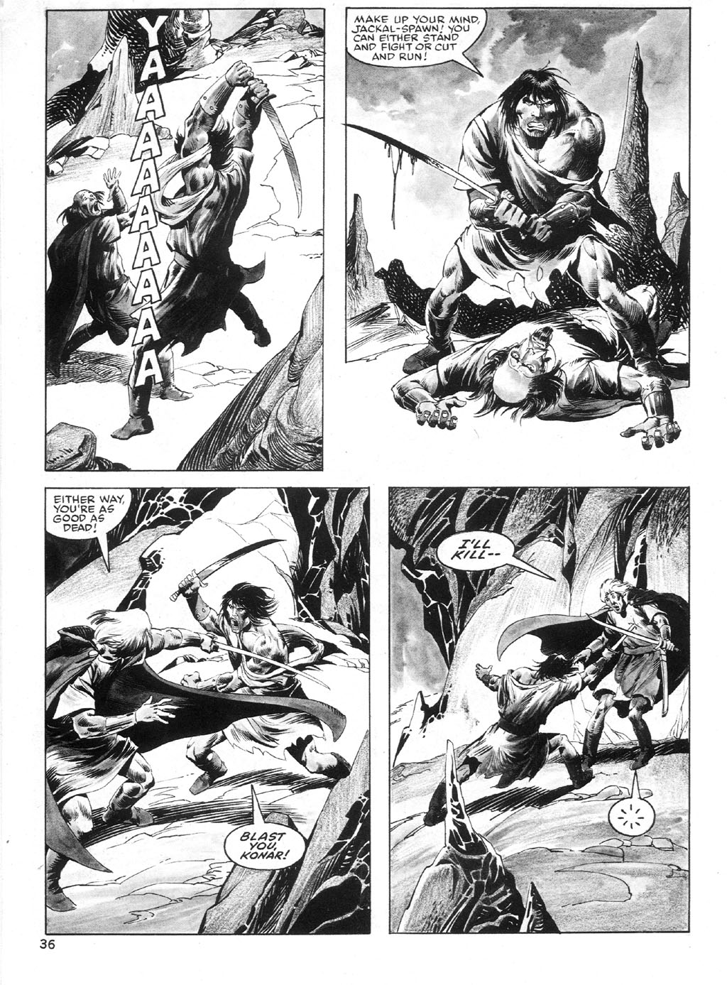 Read online The Savage Sword Of Conan comic -  Issue #93 - 36