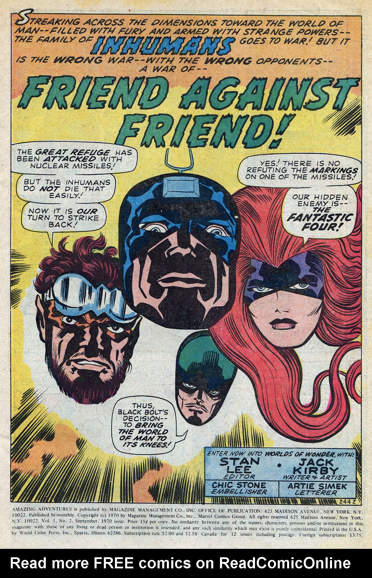 Read online Amazing Adventures (1970) comic -  Issue #2 - 3