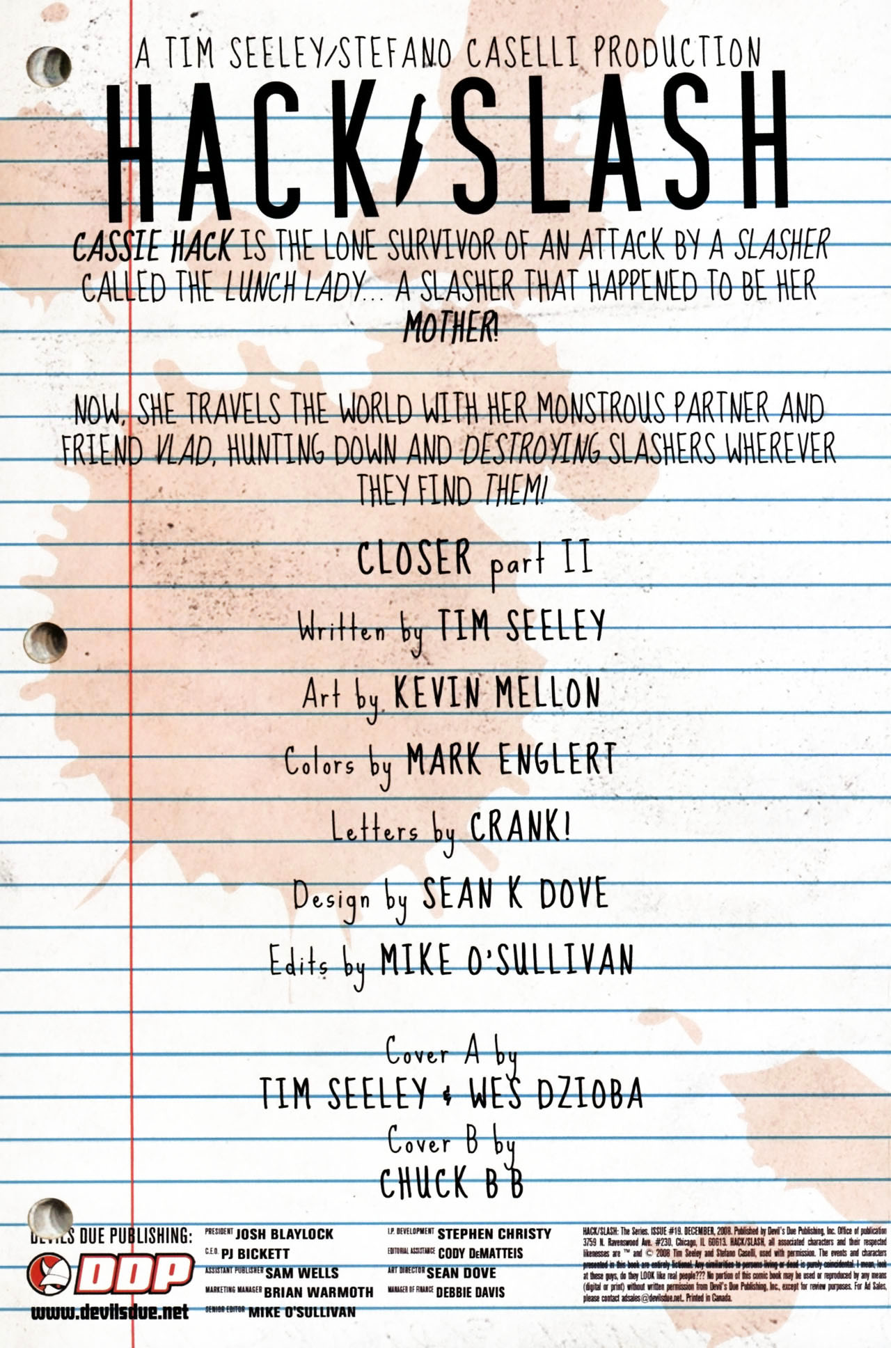 Read online Hack/Slash: The Series comic -  Issue #19 - 2