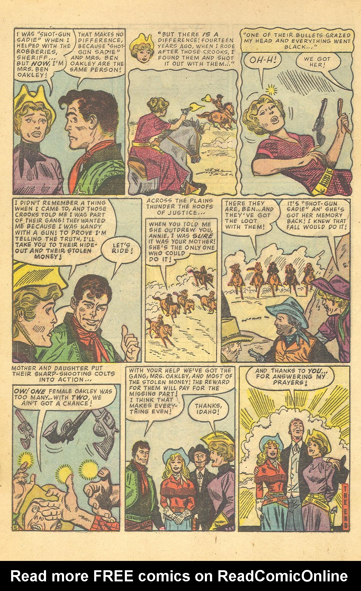 Read online Annie Oakley comic -  Issue #10 - 32