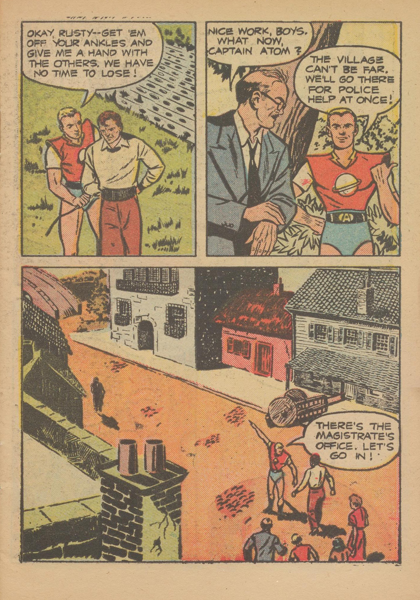Read online Captain Atom (1950) comic -  Issue #1 - 13