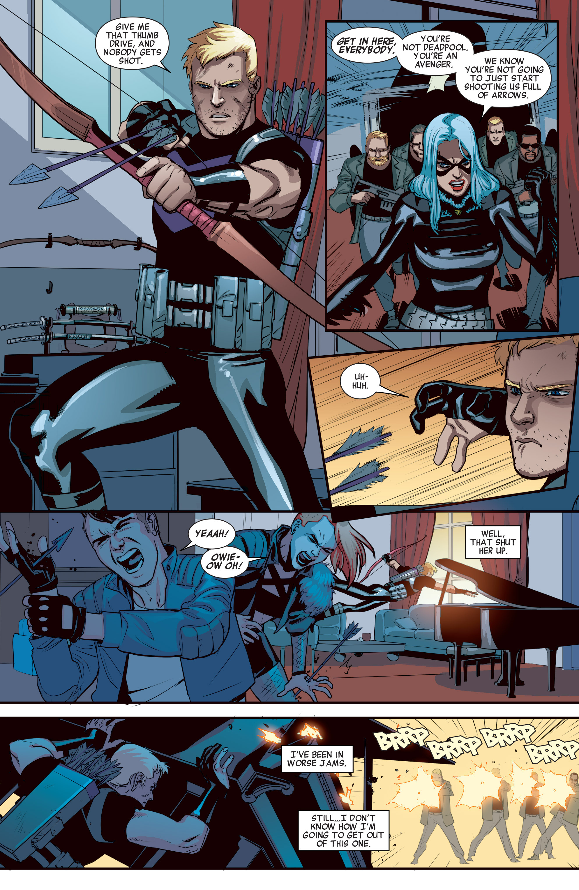 Read online Hawkeye vs. Deadpool comic -  Issue #4 - 4
