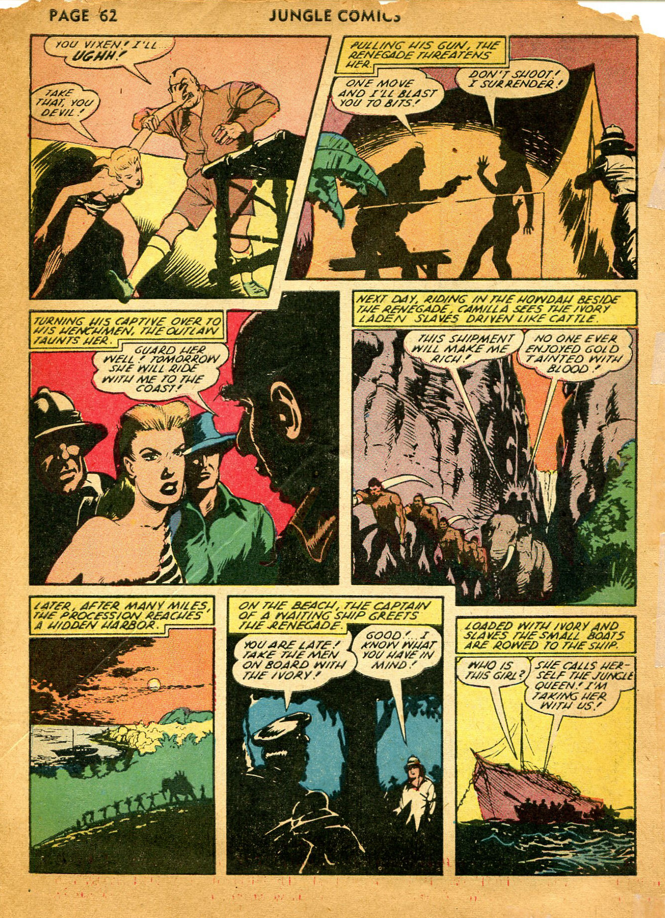 Read online Jungle Comics comic -  Issue #35 - 64